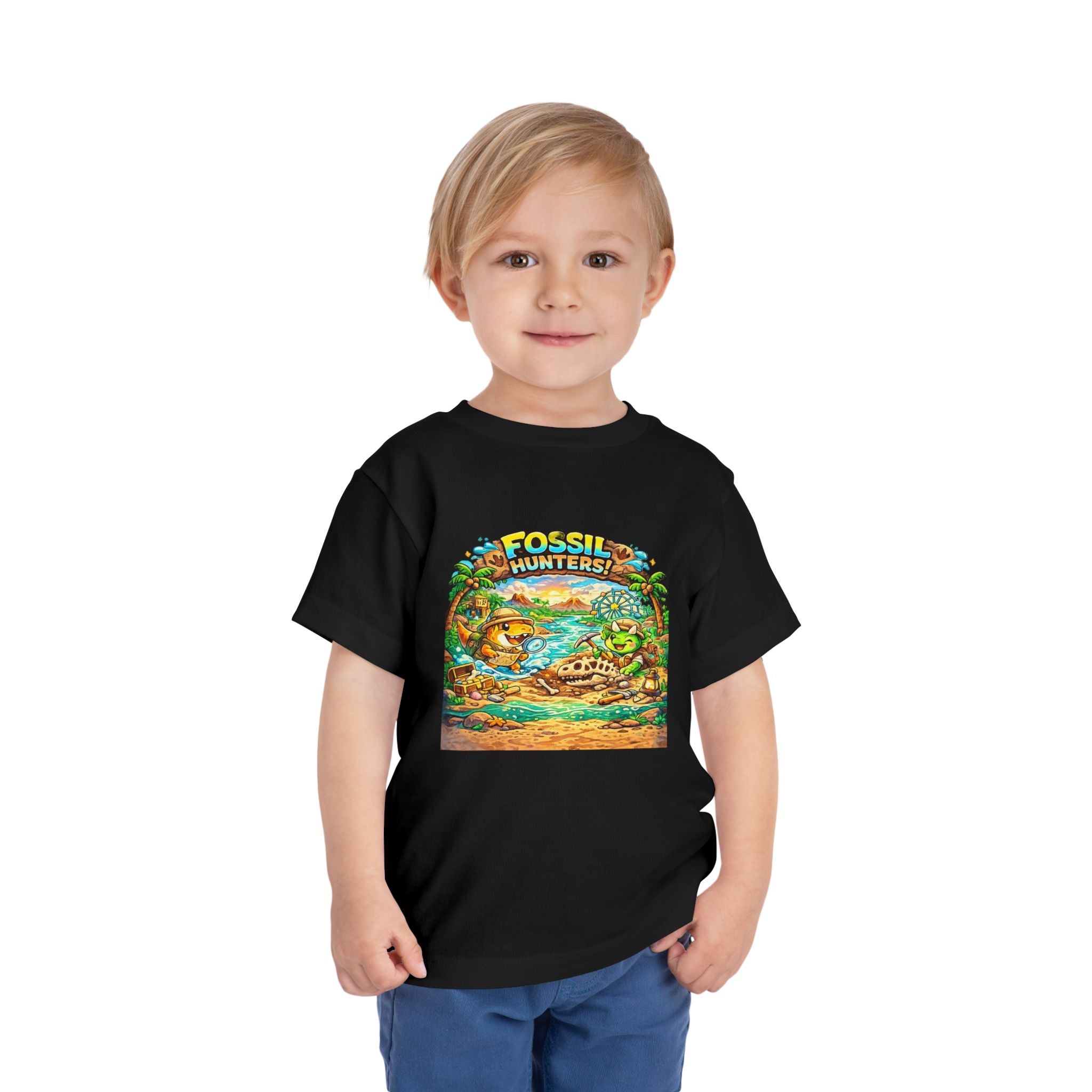 Toddler Tee — "Fossil Hunters" Dino Adventure Graphic