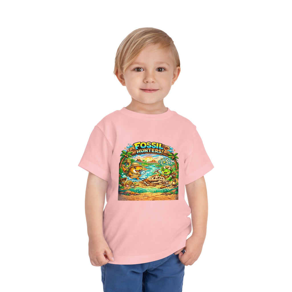 Toddler Tee — "Fossil Hunters" Dino Adventure Graphic