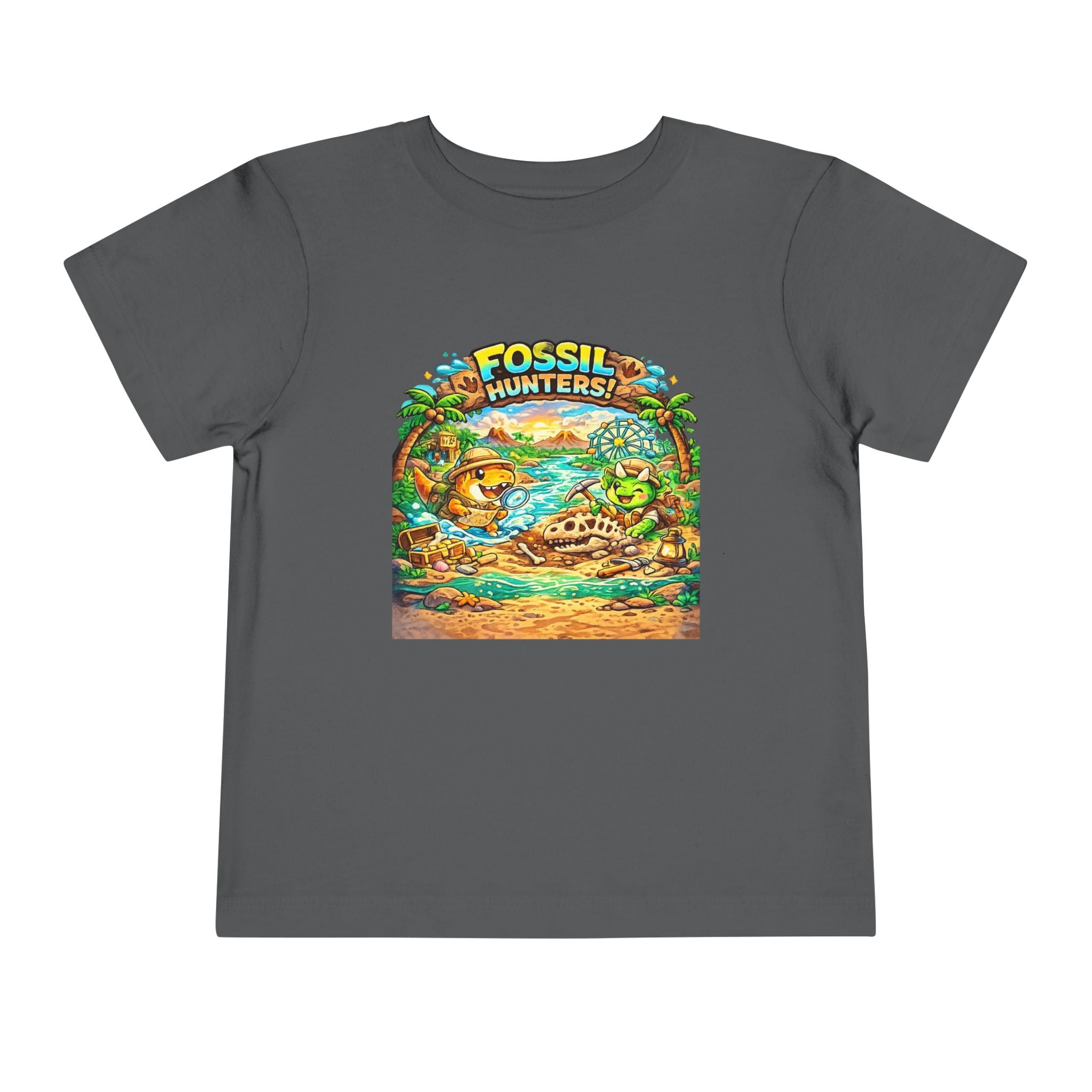 Toddler Tee — "Fossil Hunters" Dino Adventure Graphic