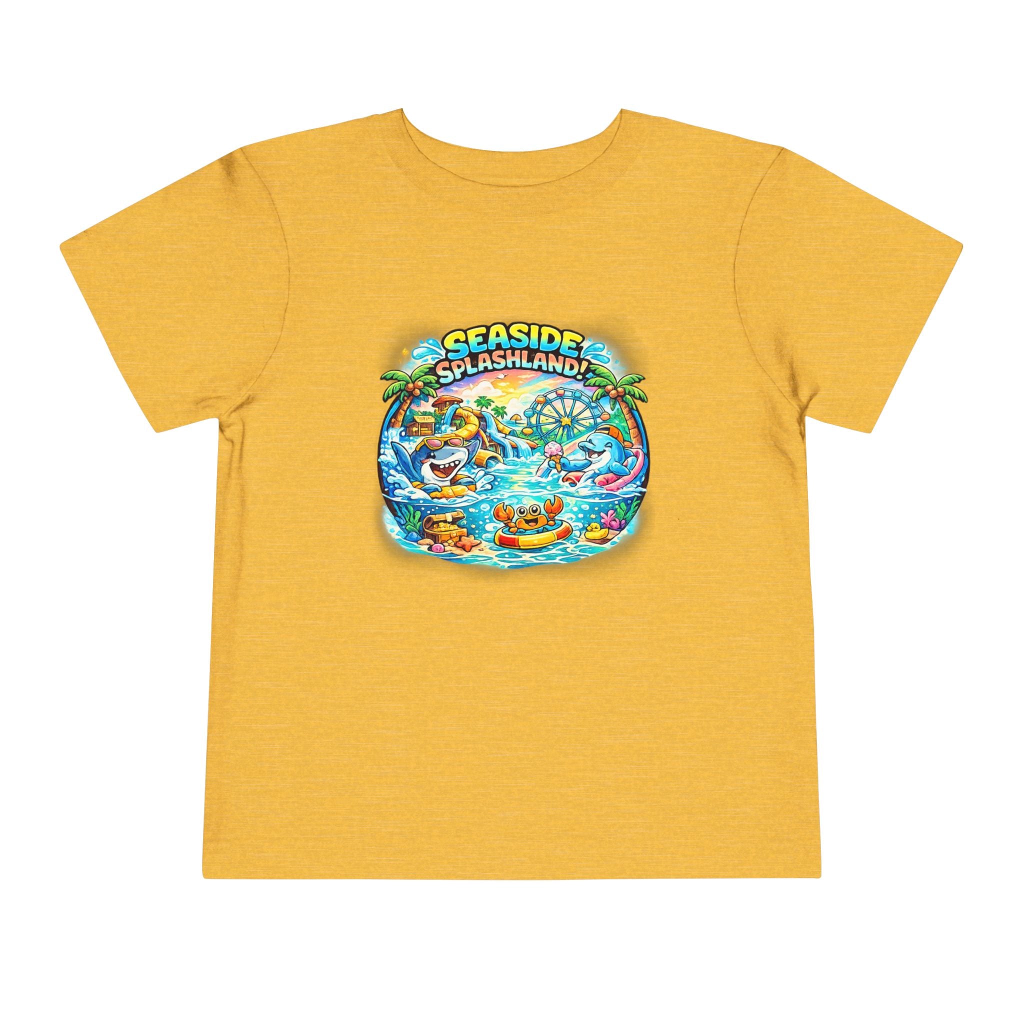 Seaside Splashland Toddler Tee — Cute Water Park Graphic Shirt