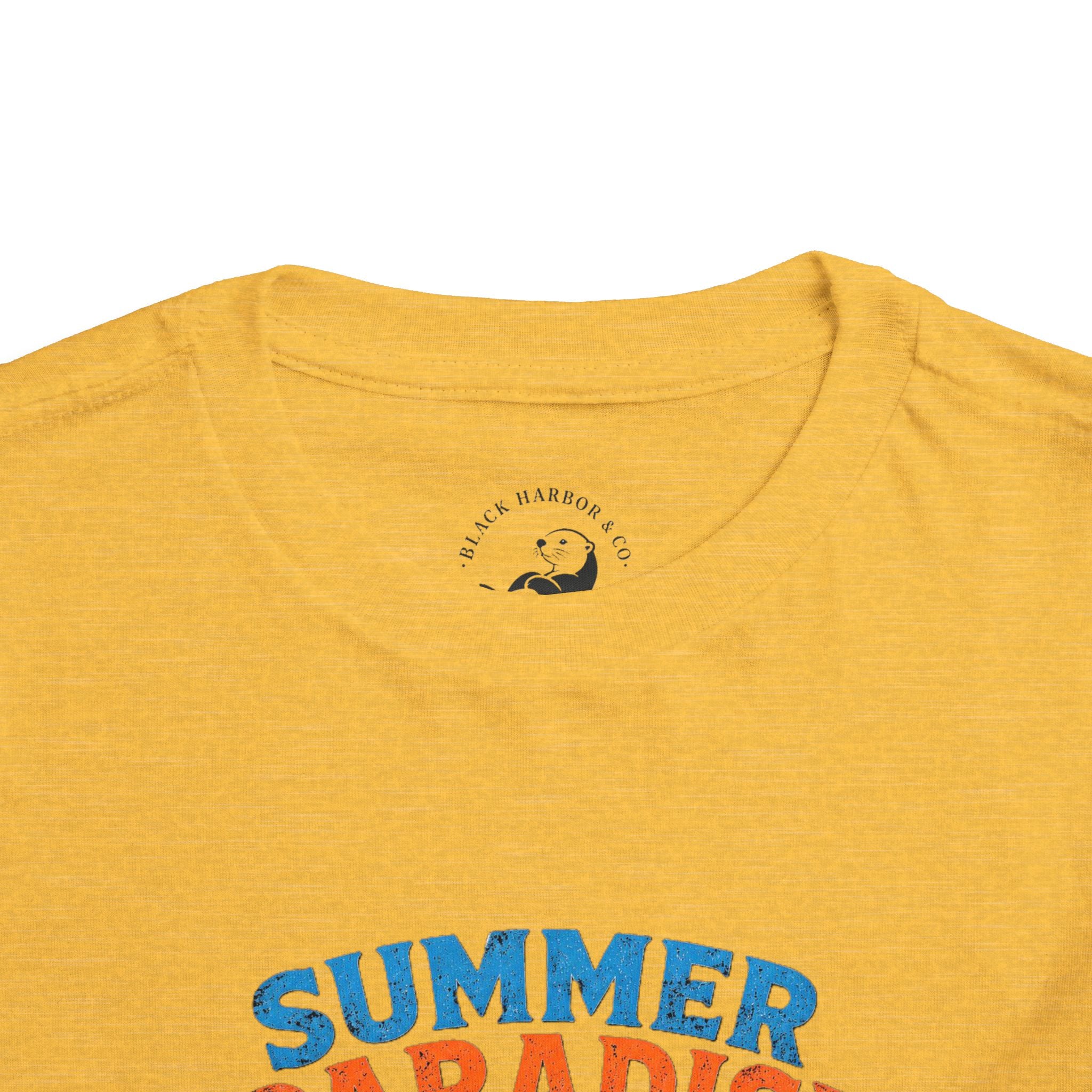 Toddler Tee — "Summer Paradise Amusement Crew" Beach Graphic