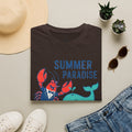 Summer Paradise Adult T-Shirt — Amusement Crew Whale & Lobster Graphic