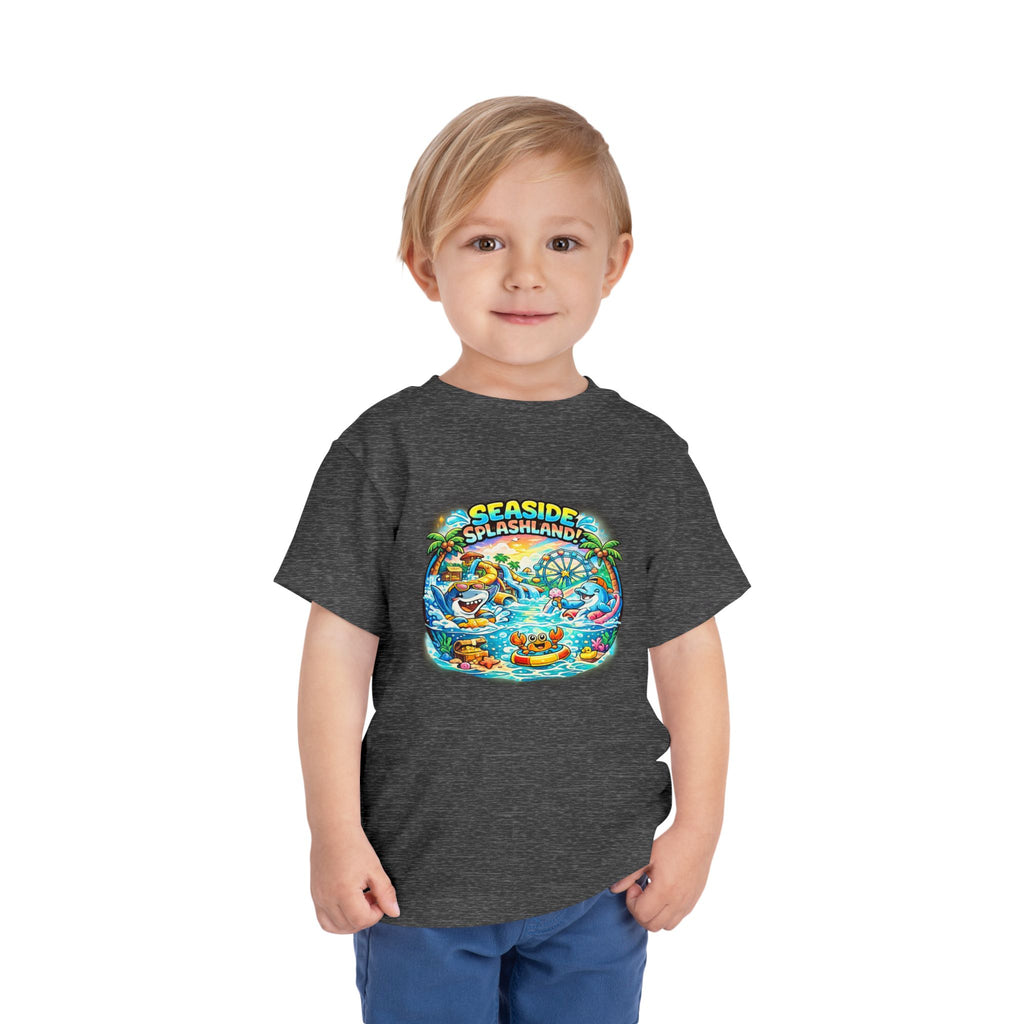 Seaside Splashland Toddler Tee — Cute Water Park Graphic Shirt