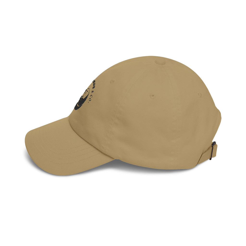 Otter Logo Dad Cap — 'Black Harbor & Co.' Embroidered Baseball Hat