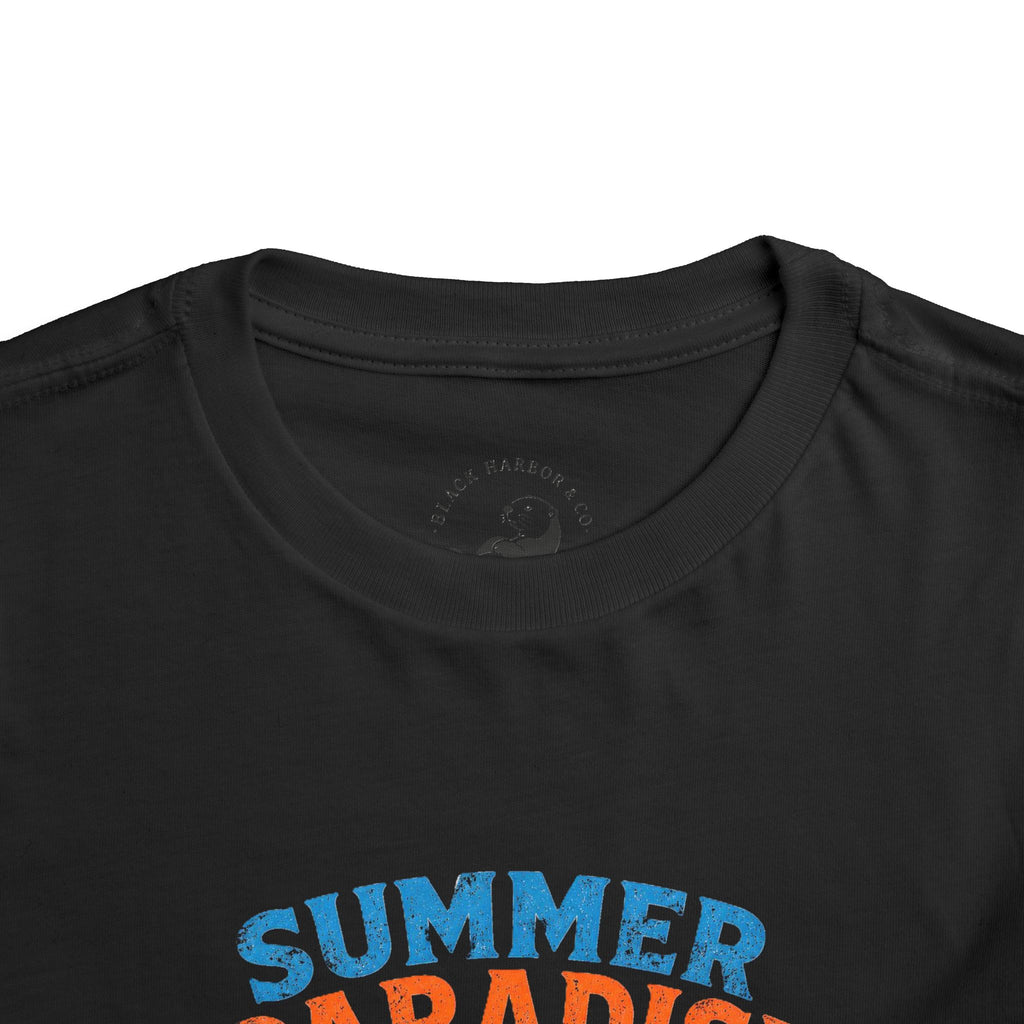 Toddler Tee — "Summer Paradise Amusement Crew" Beach Graphic