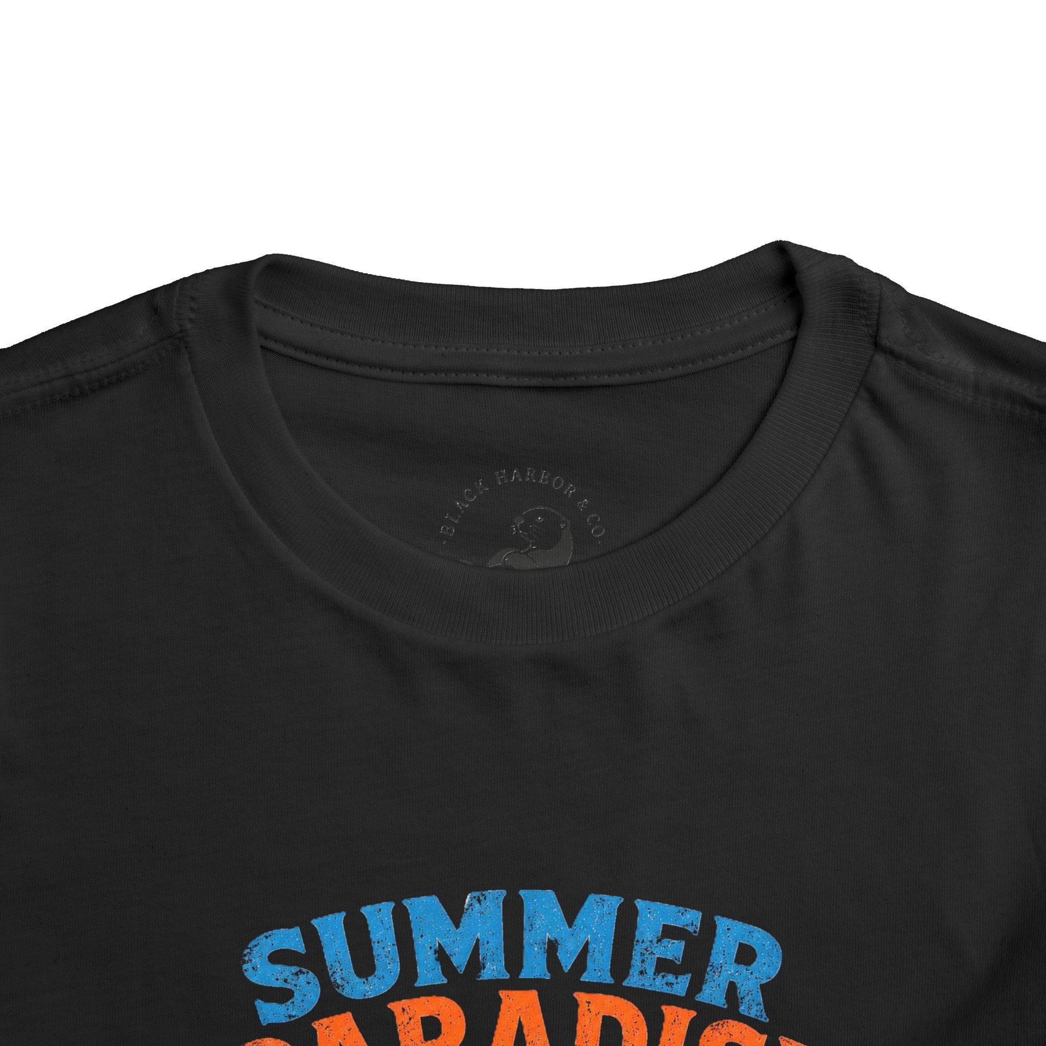 Toddler Tee — "Summer Paradise Amusement Crew" Beach Graphic