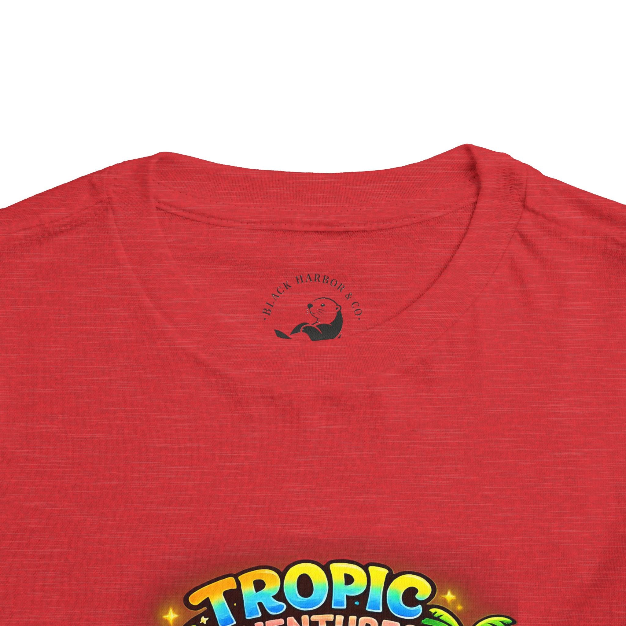 Toddler Tee — 'Tropic Adventures' Cute Beach Cartoon Shirt