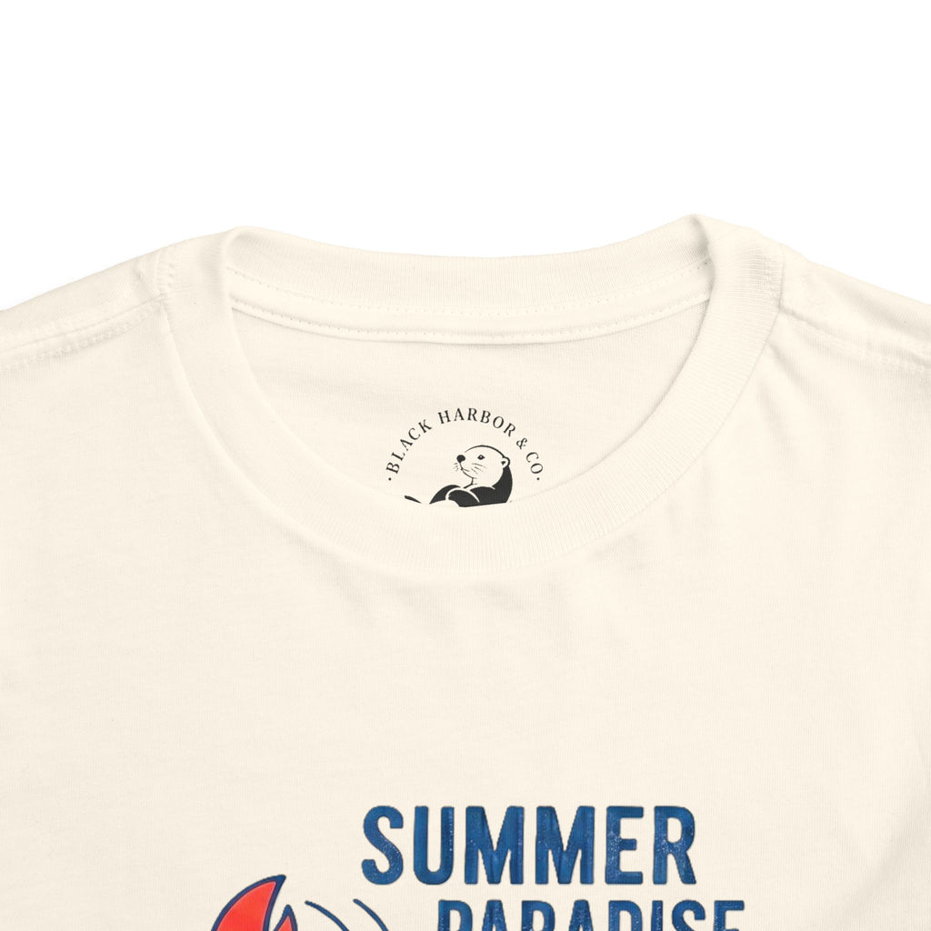 Summer Paradise Toddler Tee — Amusement Crew Whale & Lobster Graphic