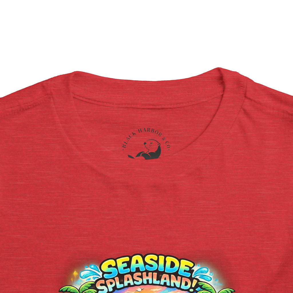 Seaside Splashland Toddler Tee — Cute Water Park Graphic Shirt