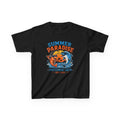 Kids T-Shirt - 'Summer Paradise' Amusement Crew Dolphin & Crab Beach Graphic