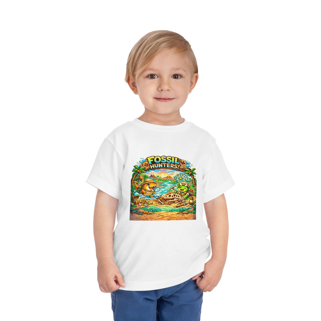 Toddler Tee — "Fossil Hunters" Dino Adventure Graphic