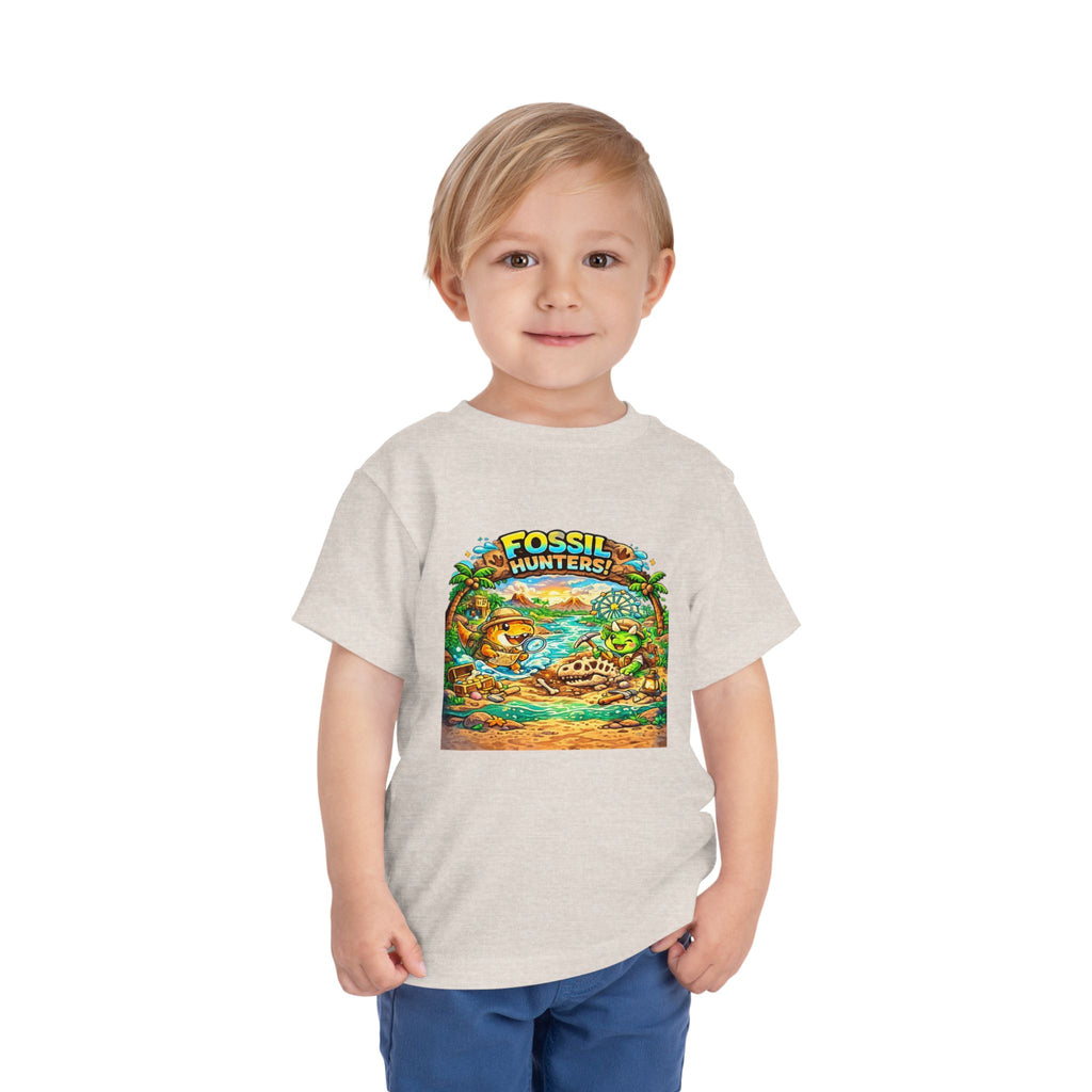 Toddler Tee — "Fossil Hunters" Dino Adventure Graphic