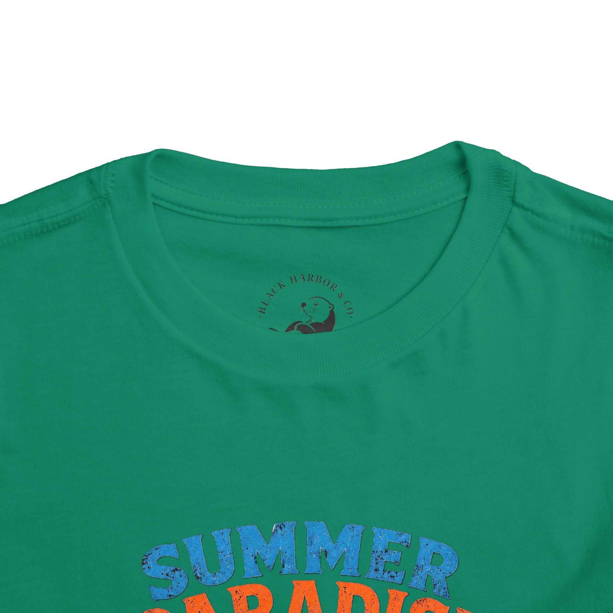 Toddler Tee — "Summer Paradise Amusement Crew" Beach Graphic