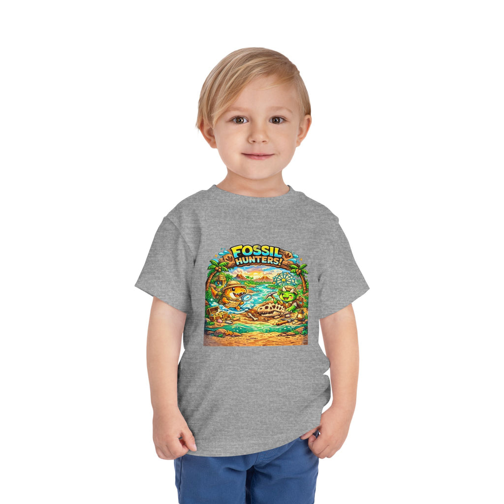 Toddler Tee — "Fossil Hunters" Dino Adventure Graphic