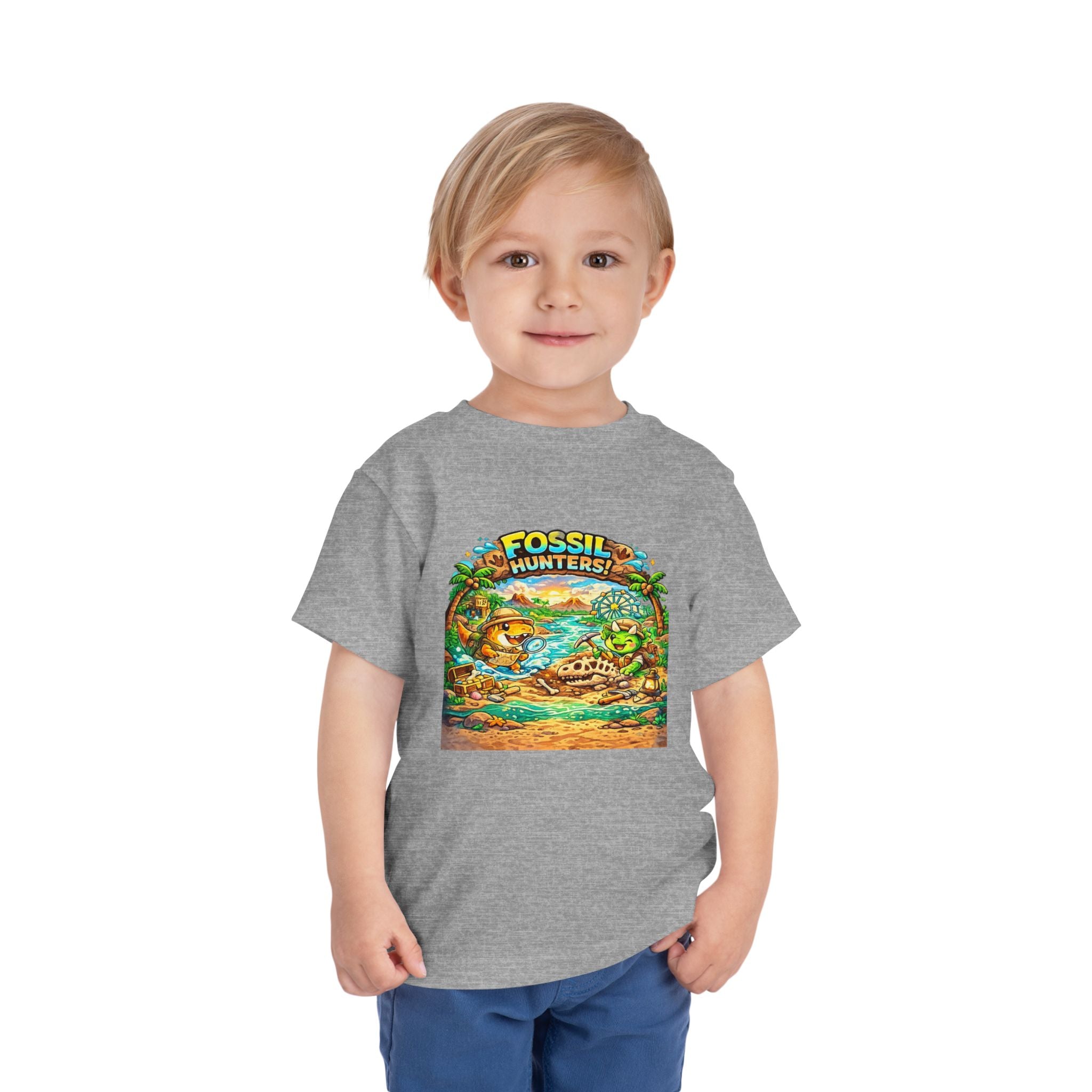 Toddler Tee — "Fossil Hunters" Dino Adventure Graphic