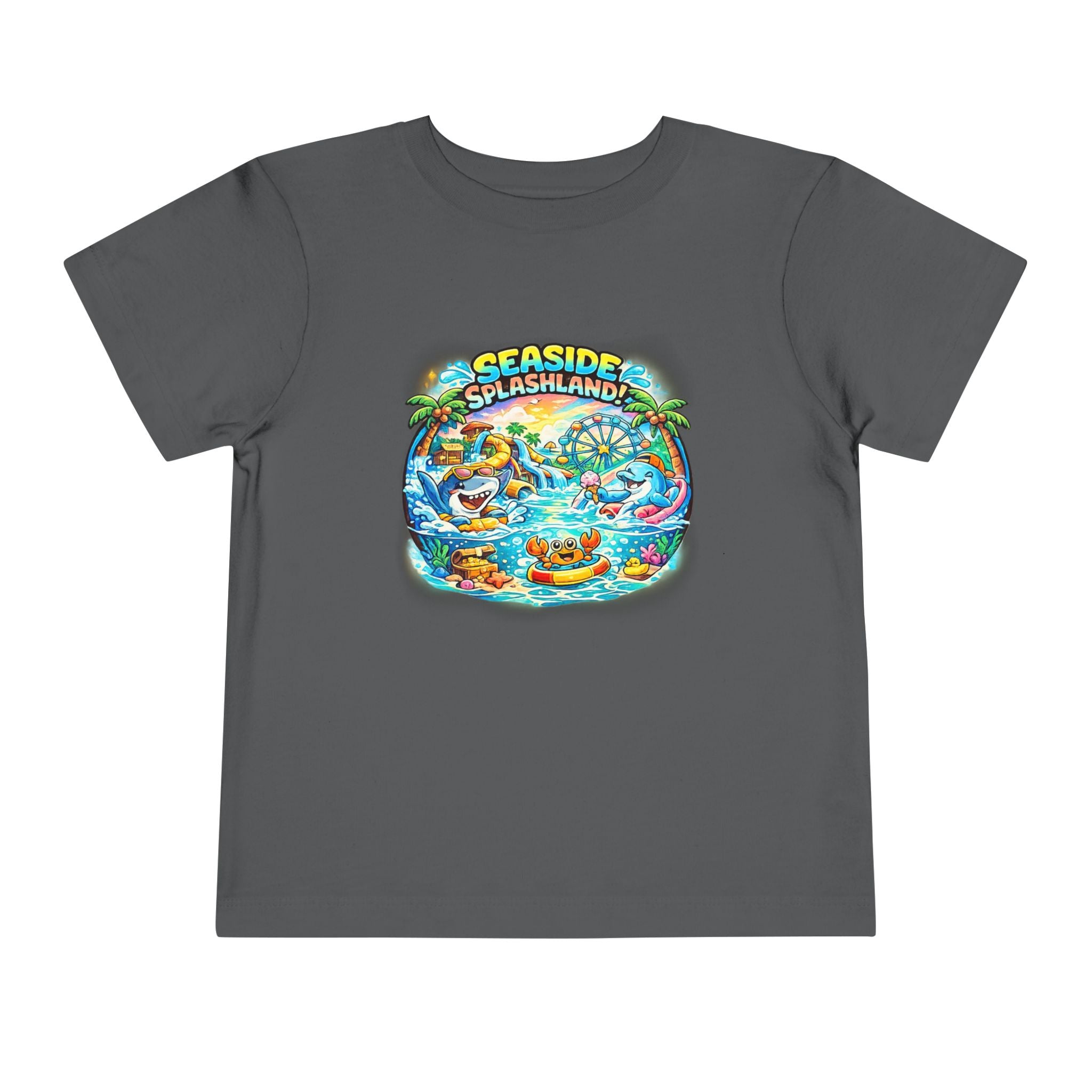 Seaside Splashland Toddler Tee — Cute Water Park Graphic Shirt