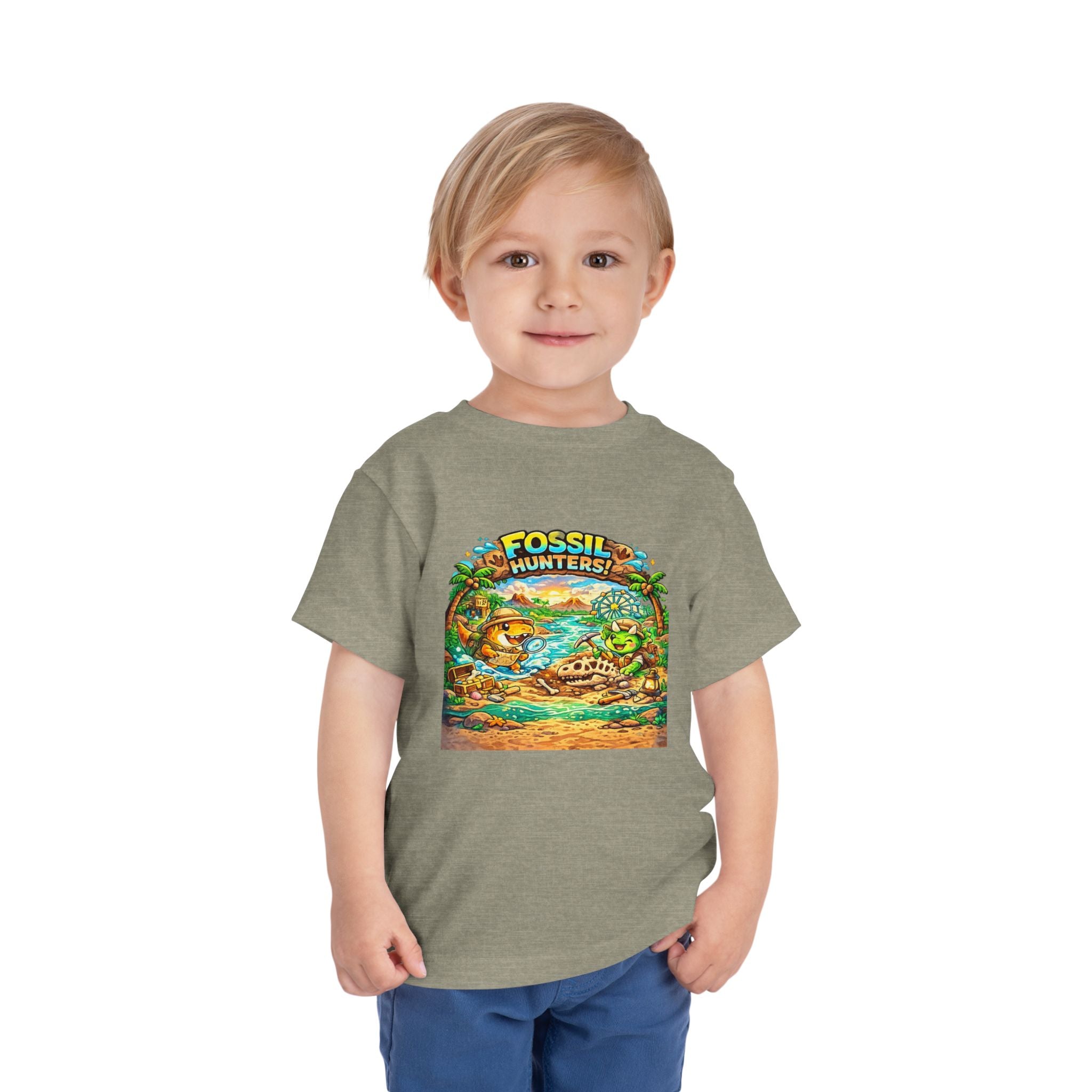 Toddler Tee — "Fossil Hunters" Dino Adventure Graphic
