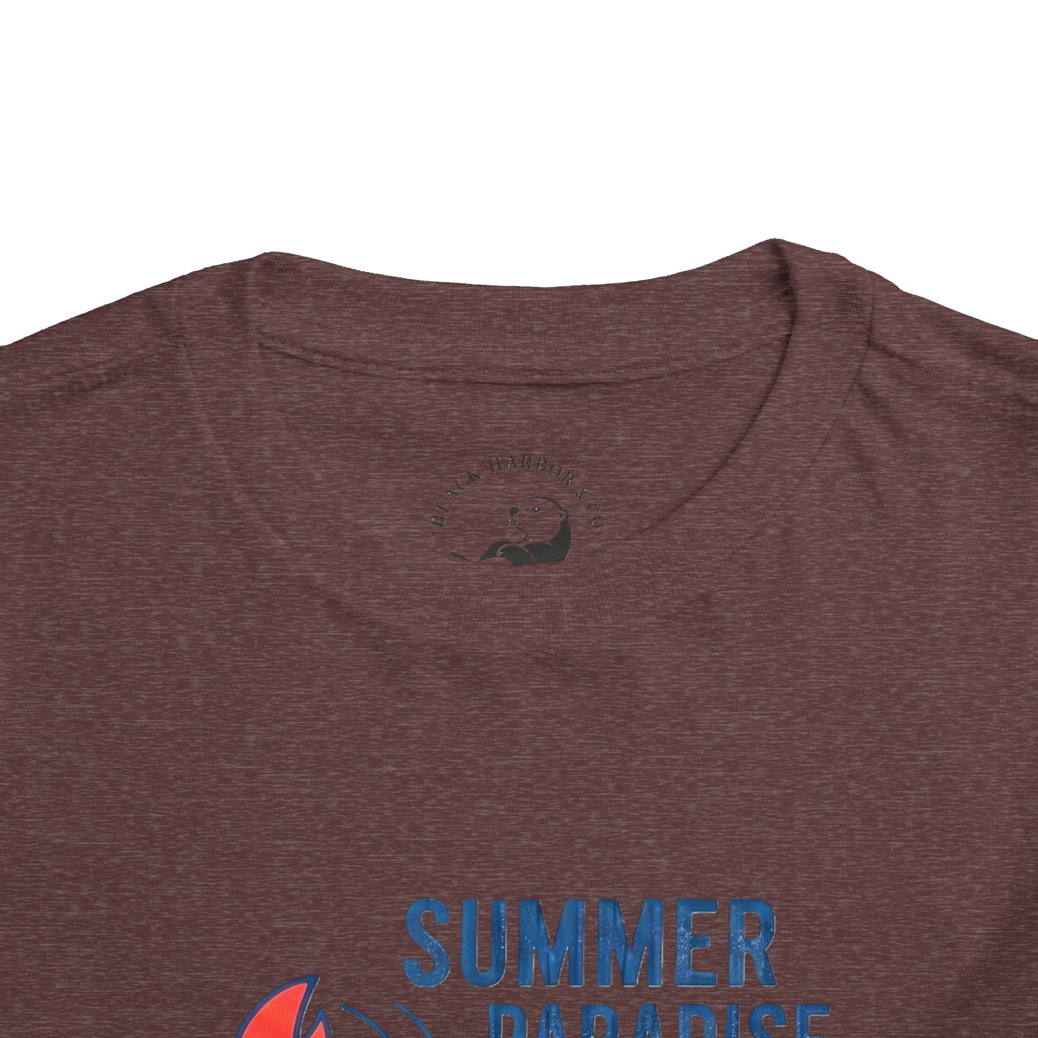 Summer Paradise Toddler Tee — Amusement Crew Whale & Lobster Graphic