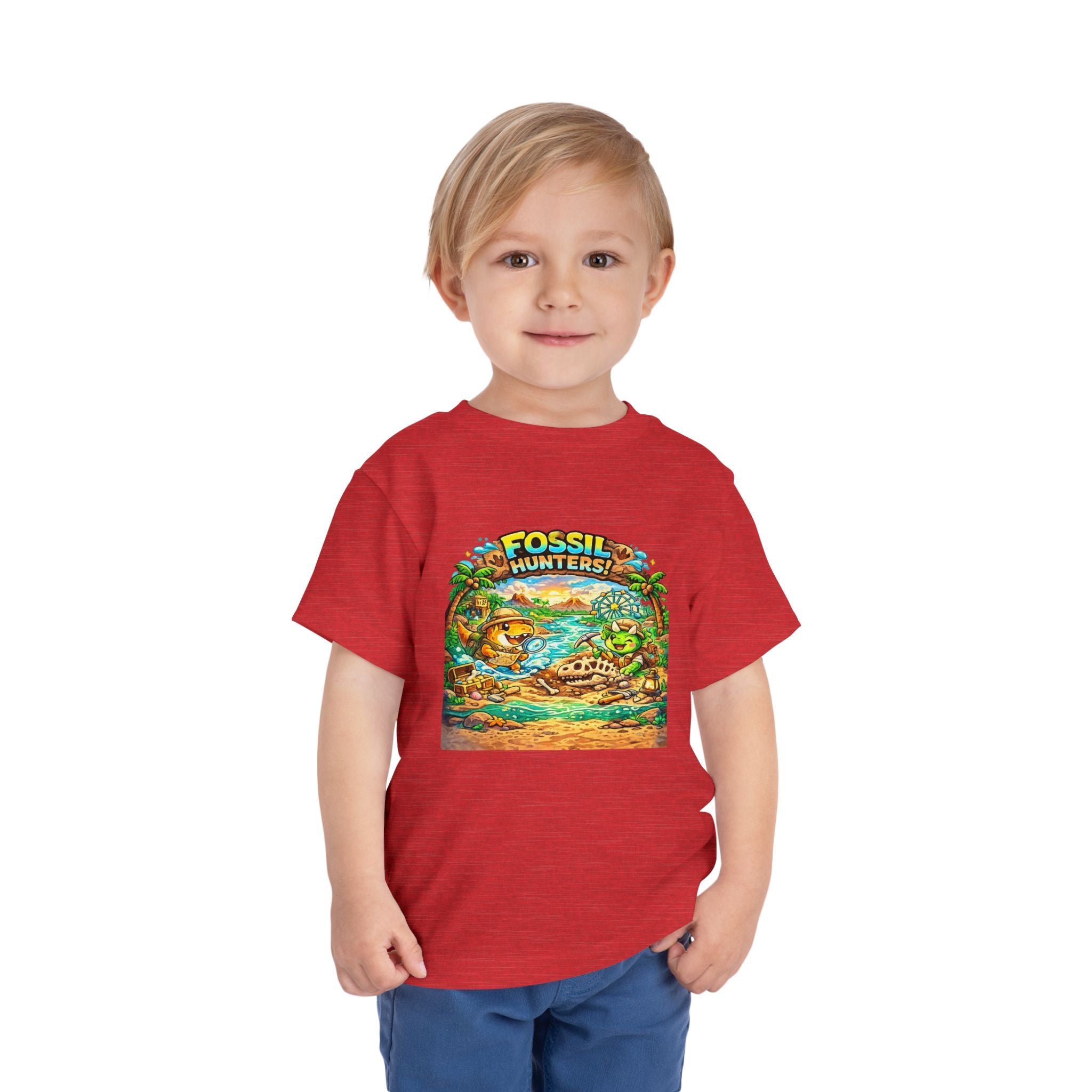 Toddler Tee — "Fossil Hunters" Dino Adventure Graphic