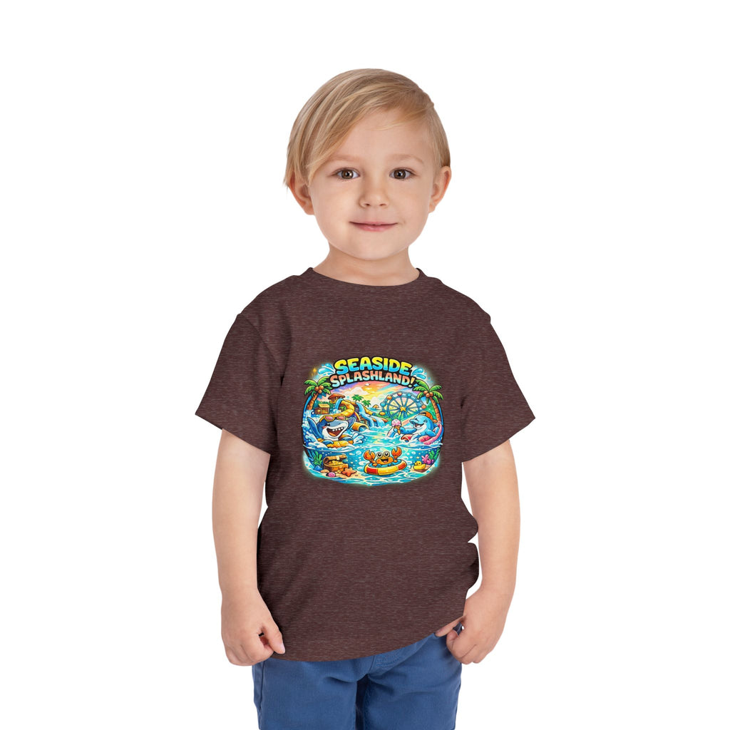 Seaside Splashland Toddler Tee — Cute Water Park Graphic Shirt