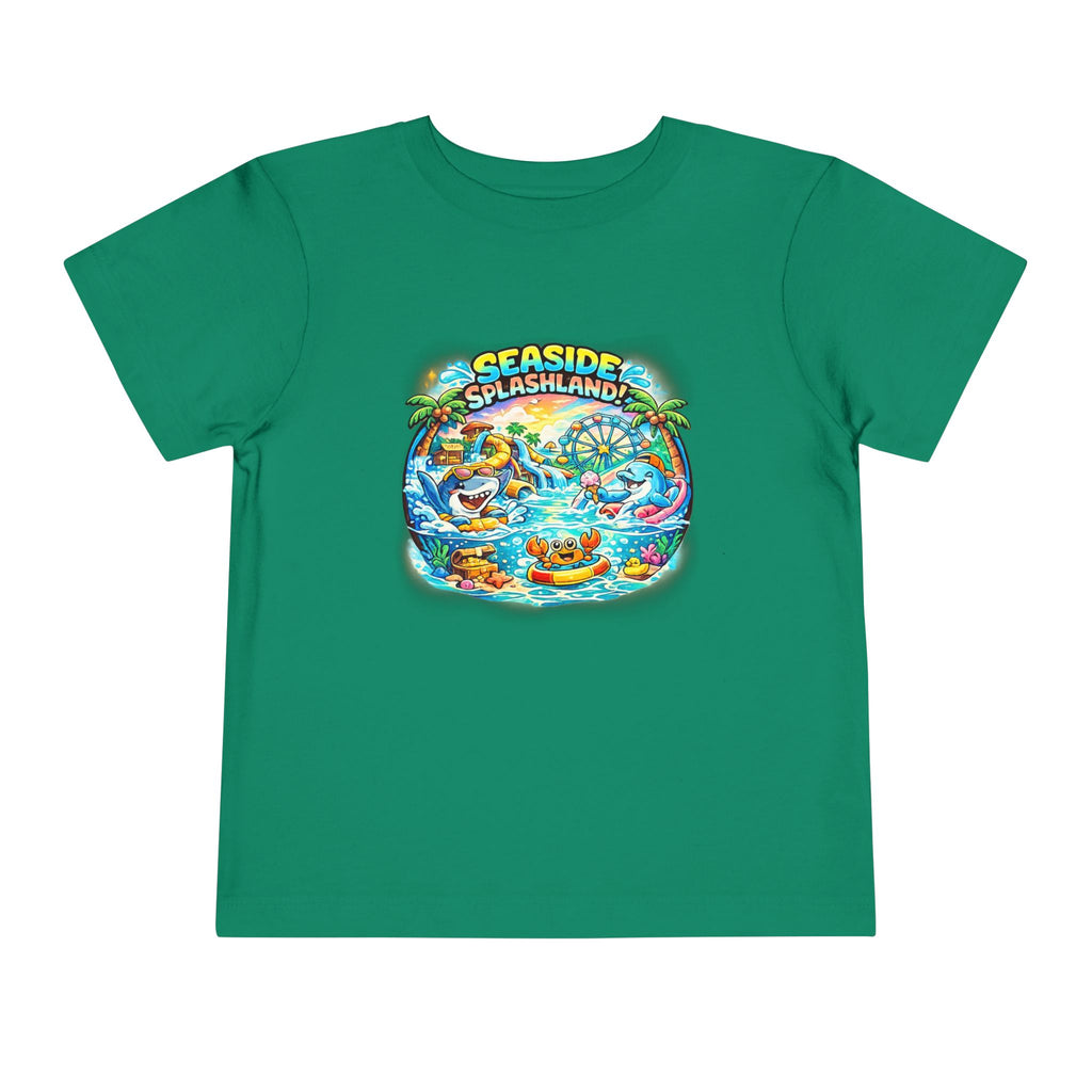Seaside Splashland Toddler Tee — Cute Water Park Graphic Shirt