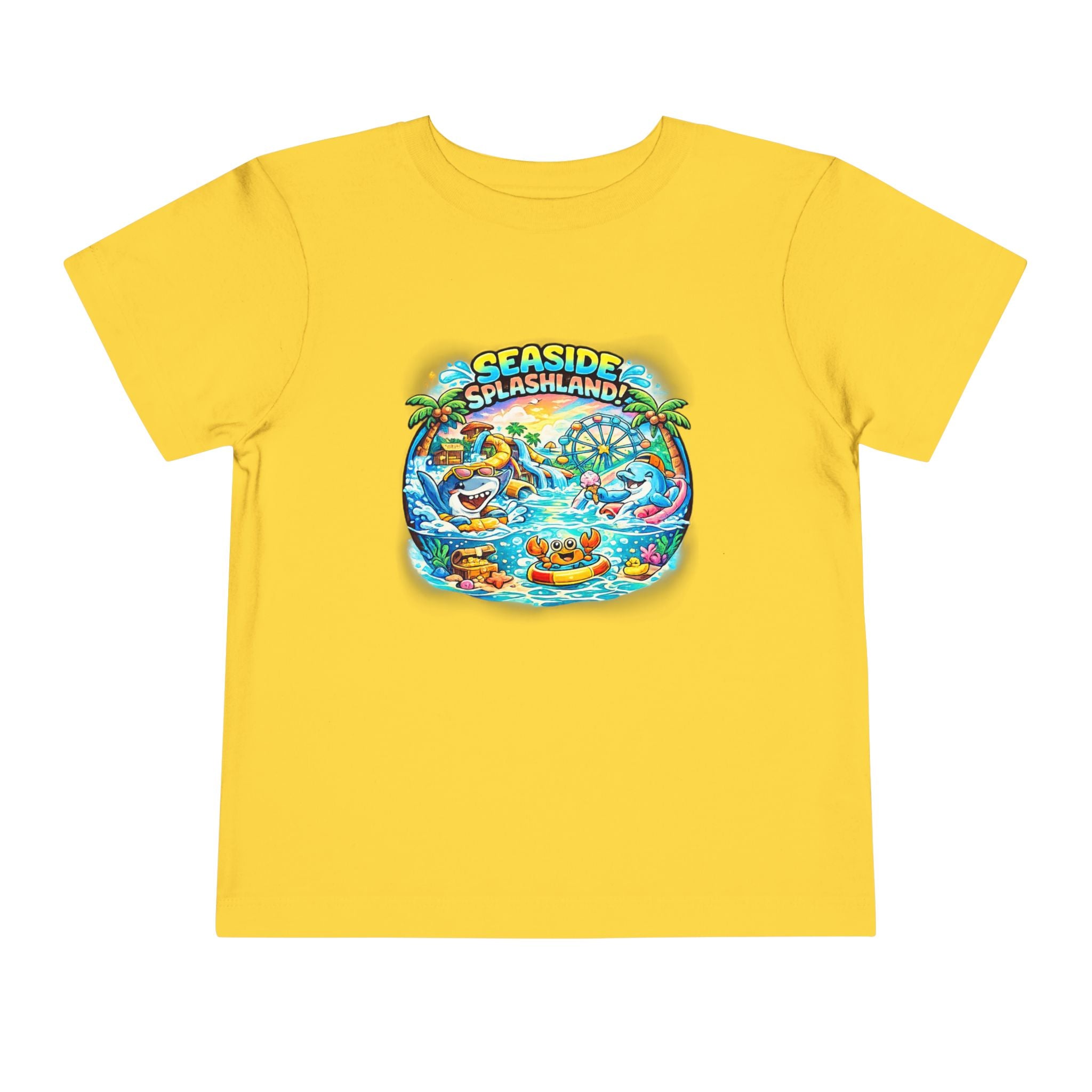 Seaside Splashland Toddler Tee — Cute Water Park Graphic Shirt
