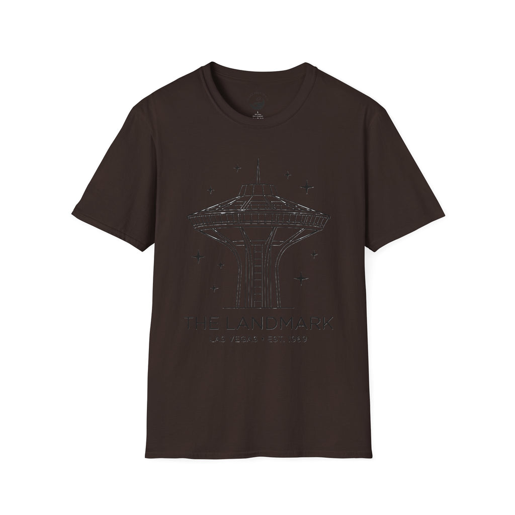 Las Vegas Landmark Adult T-Shirt — The Landmark Retro Space Needle Illustration