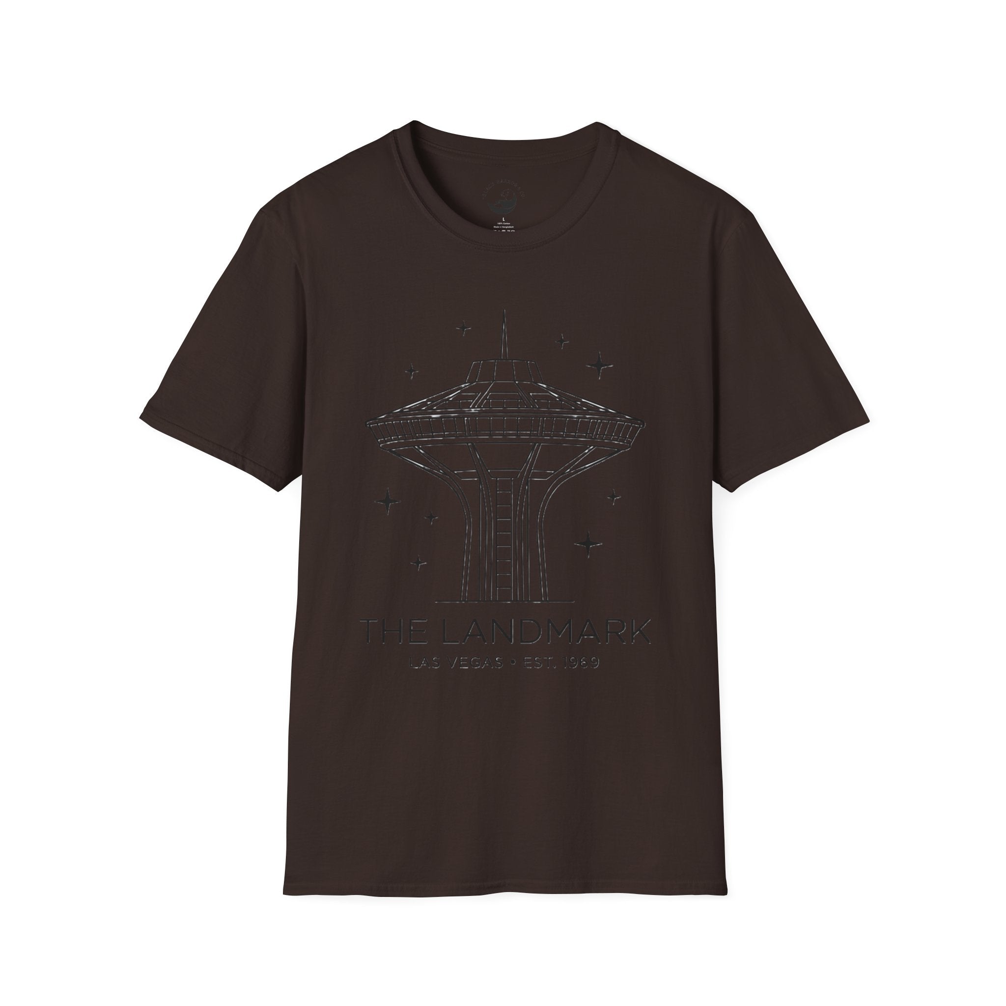 Las Vegas Landmark Adult T-Shirt — The Landmark Retro Space Needle Illustration