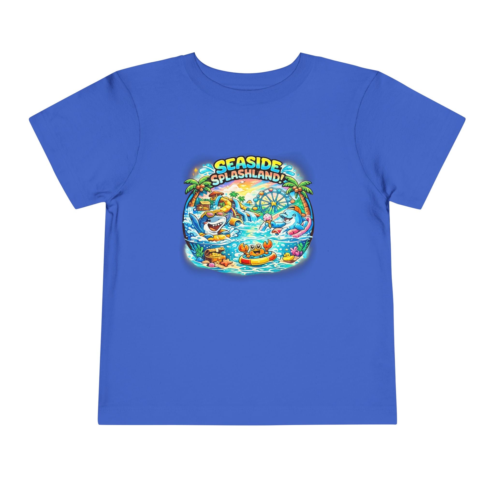 Seaside Splashland Toddler Tee — Cute Water Park Graphic Shirt