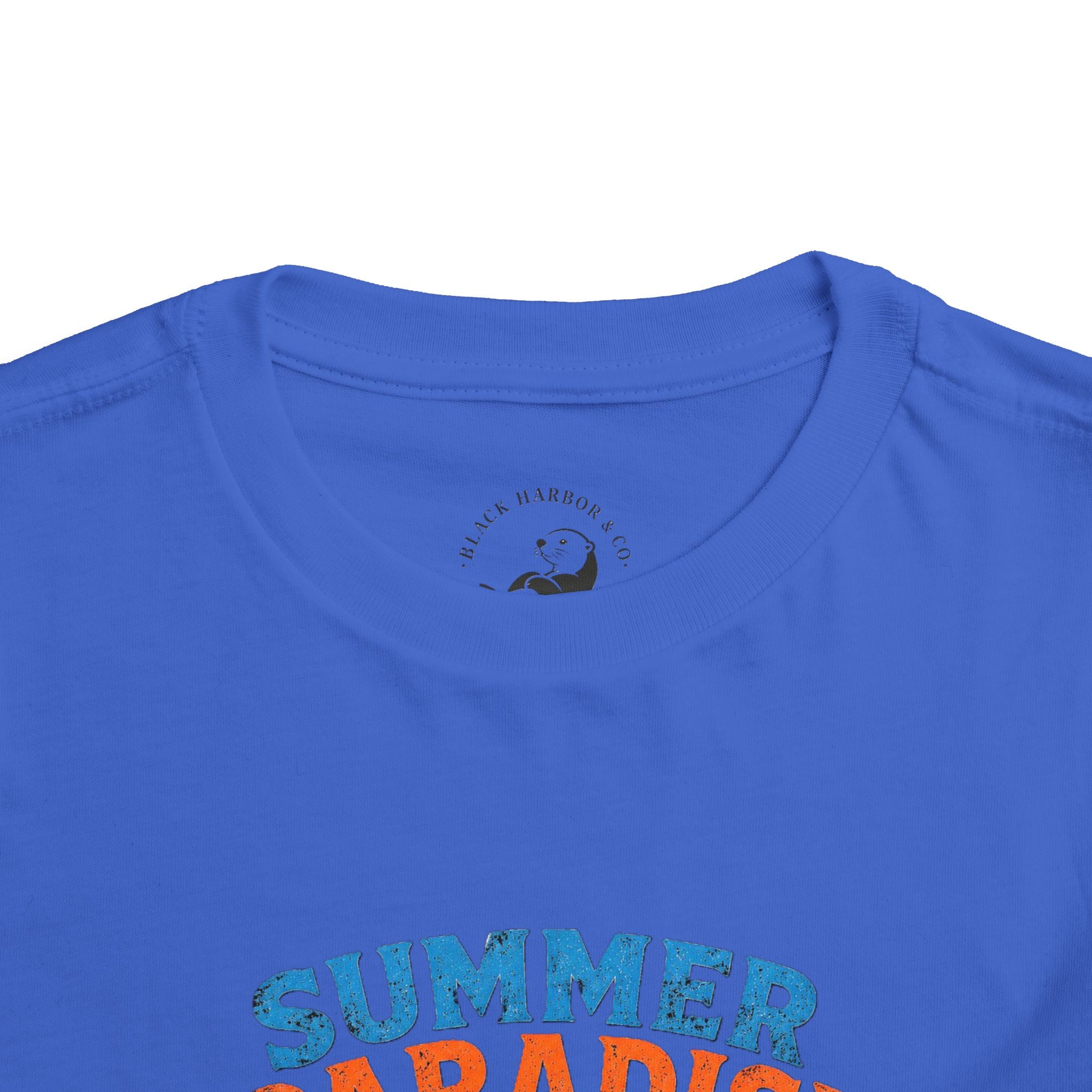 Toddler Tee — "Summer Paradise Amusement Crew" Beach Graphic