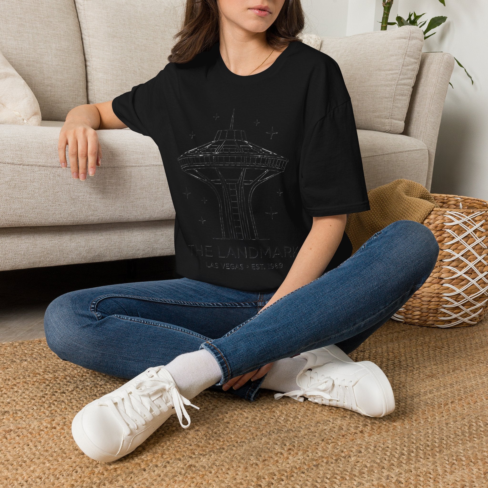 Las Vegas Landmark T-Shirt — The Landmark Retro Space Needle Illustration