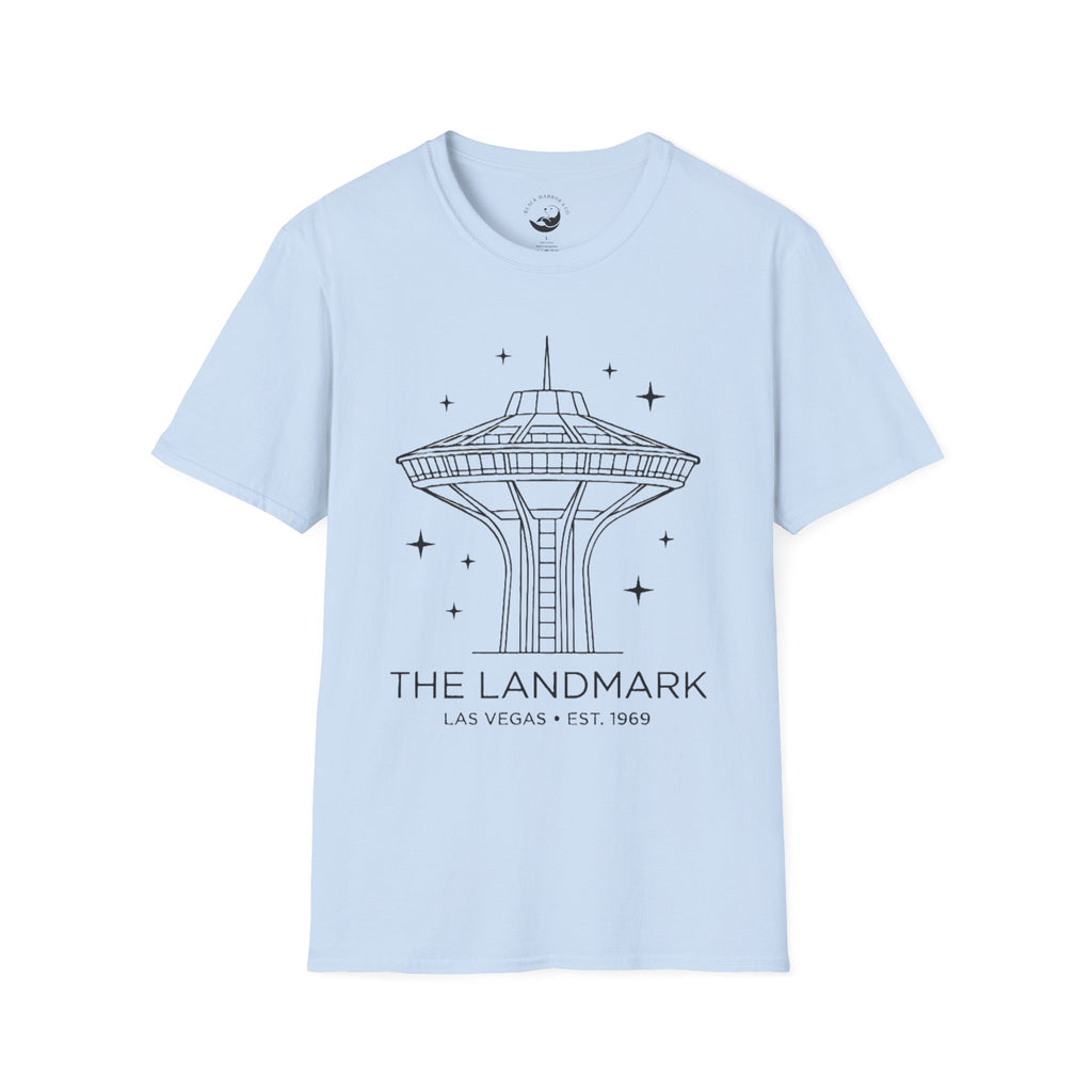 Las Vegas Landmark Adult T-Shirt — The Landmark Retro Space Needle Illustration