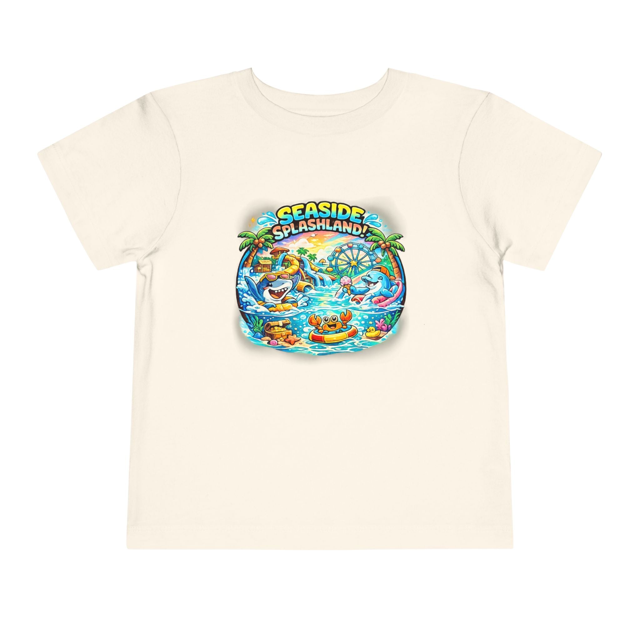 Seaside Splashland Toddler Tee — Cute Water Park Graphic Shirt