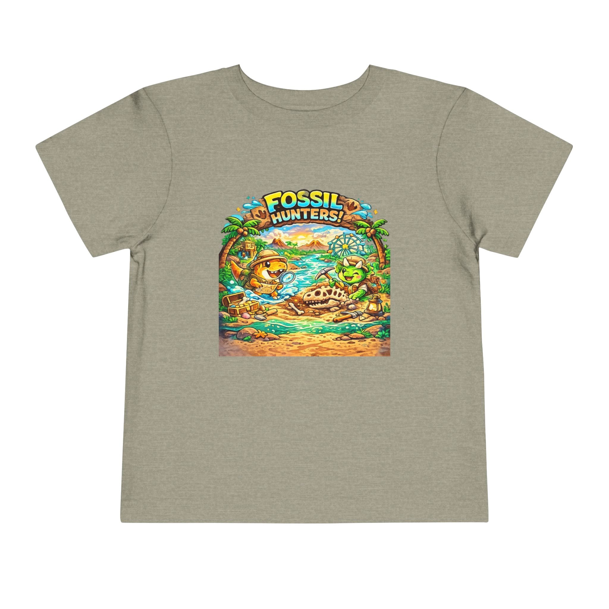 Toddler Tee — "Fossil Hunters" Dino Adventure Graphic