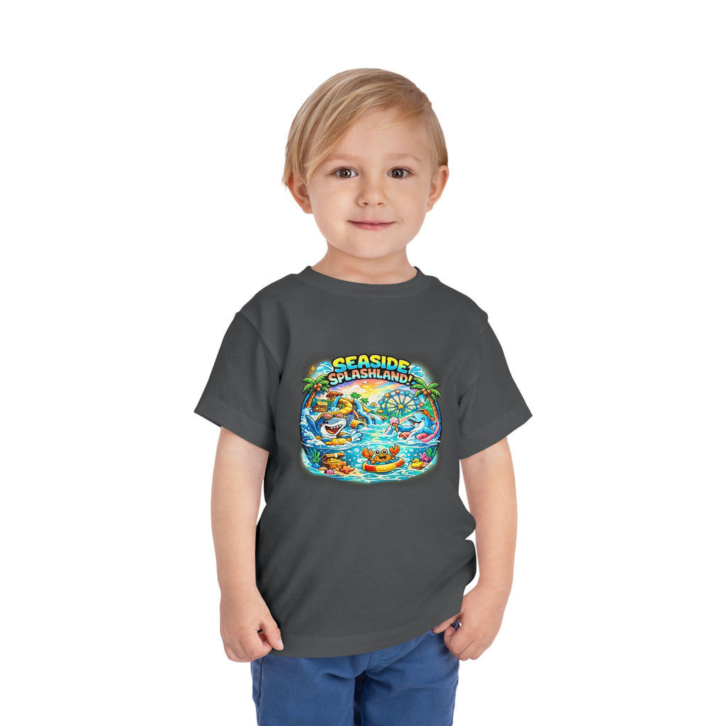 Seaside Splashland Toddler Tee — Cute Water Park Graphic Shirt