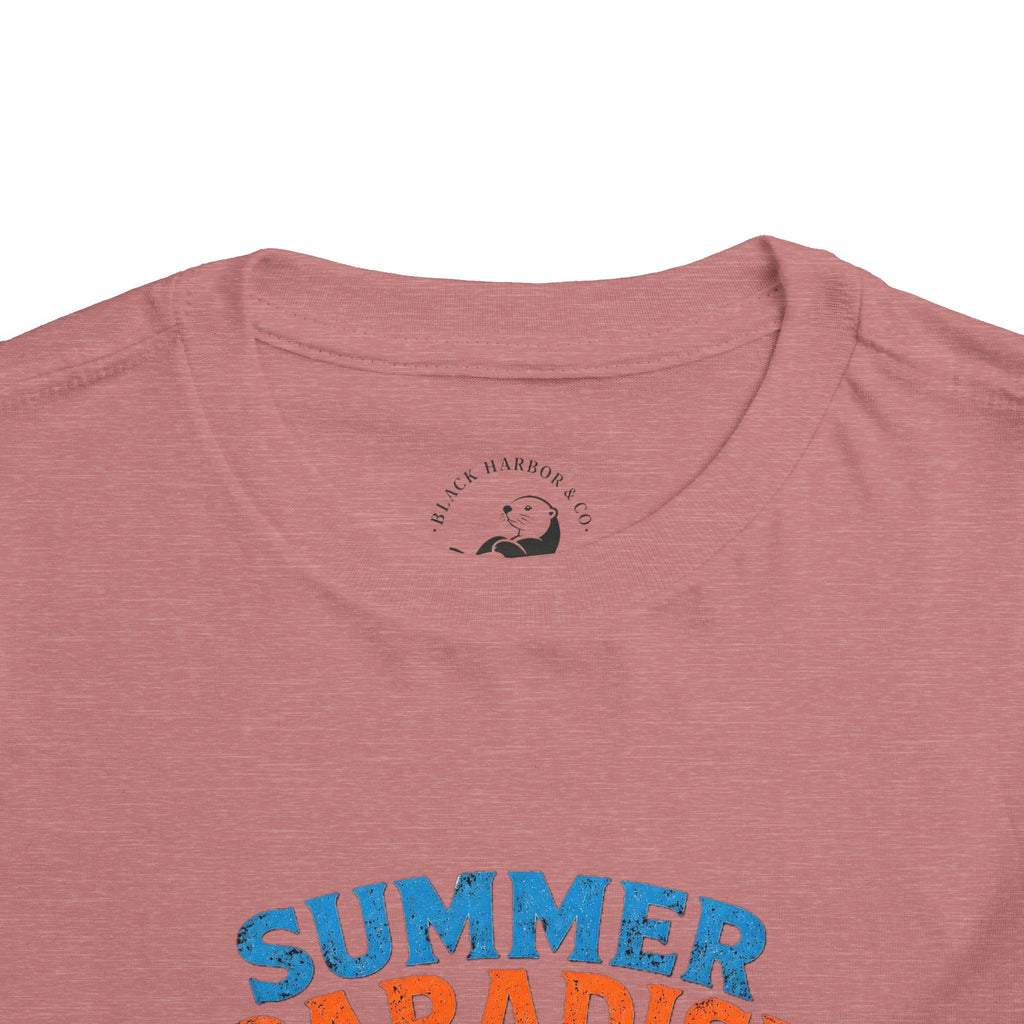 Toddler Tee — "Summer Paradise Amusement Crew" Beach Graphic