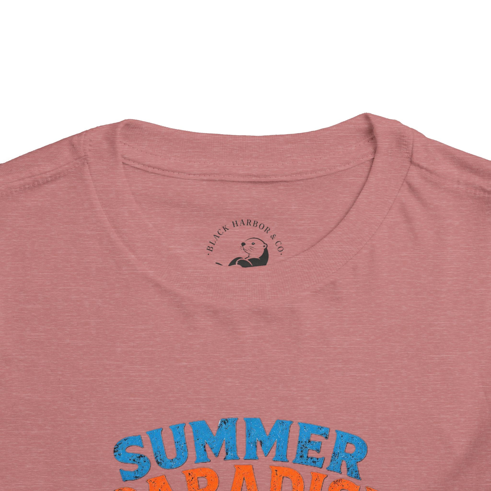 Toddler Tee — "Summer Paradise Amusement Crew" Beach Graphic