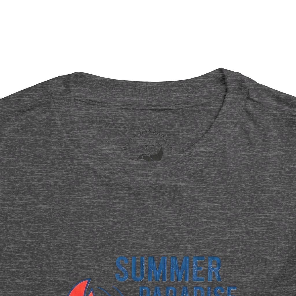 Summer Paradise Toddler Tee — Amusement Crew Whale & Lobster Graphic