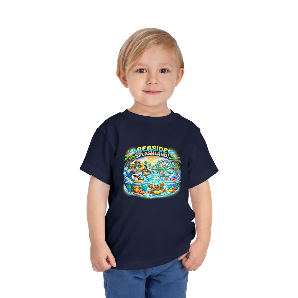 Seaside Splashland Toddler Tee — Cute Water Park Graphic Shirt