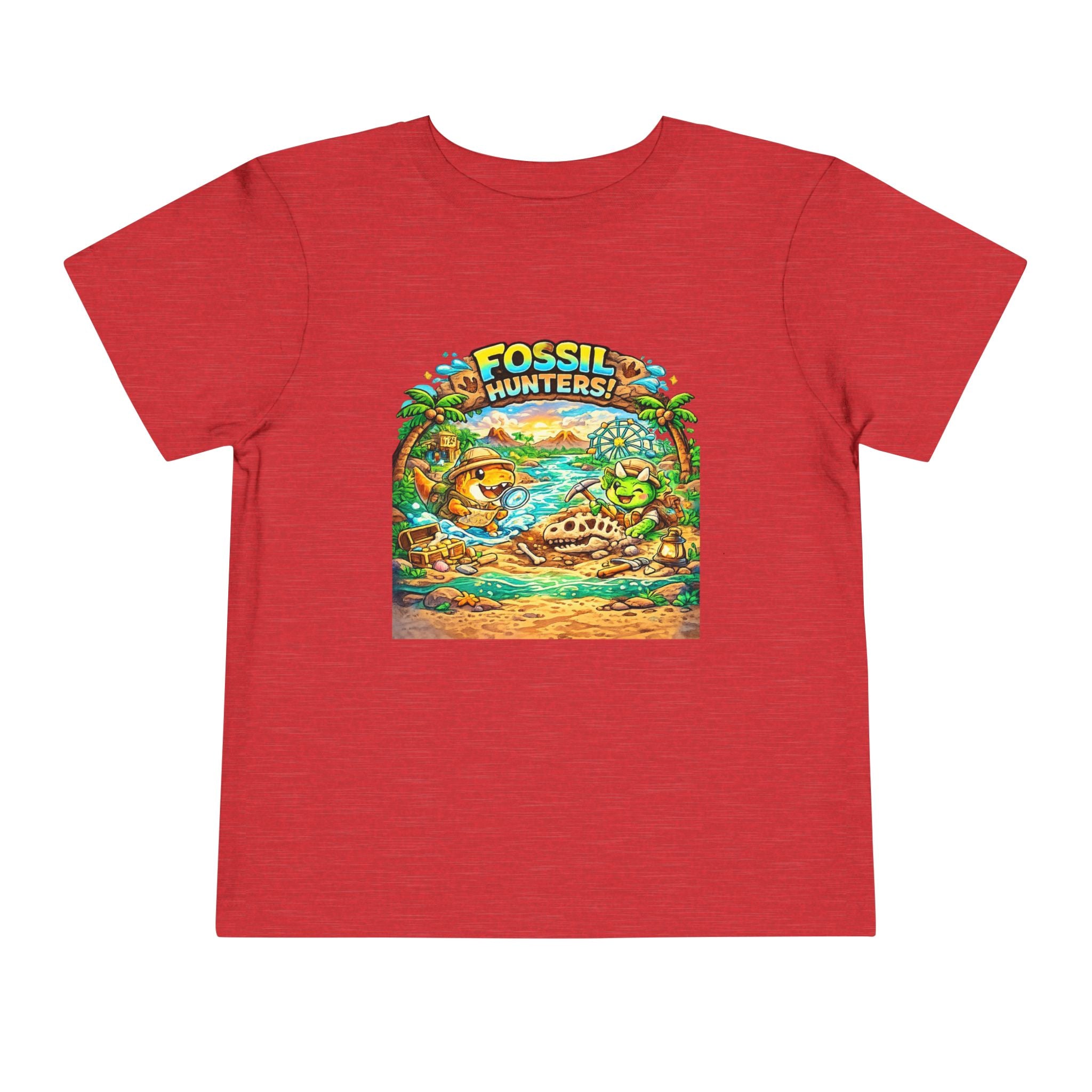 Toddler Tee — "Fossil Hunters" Dino Adventure Graphic