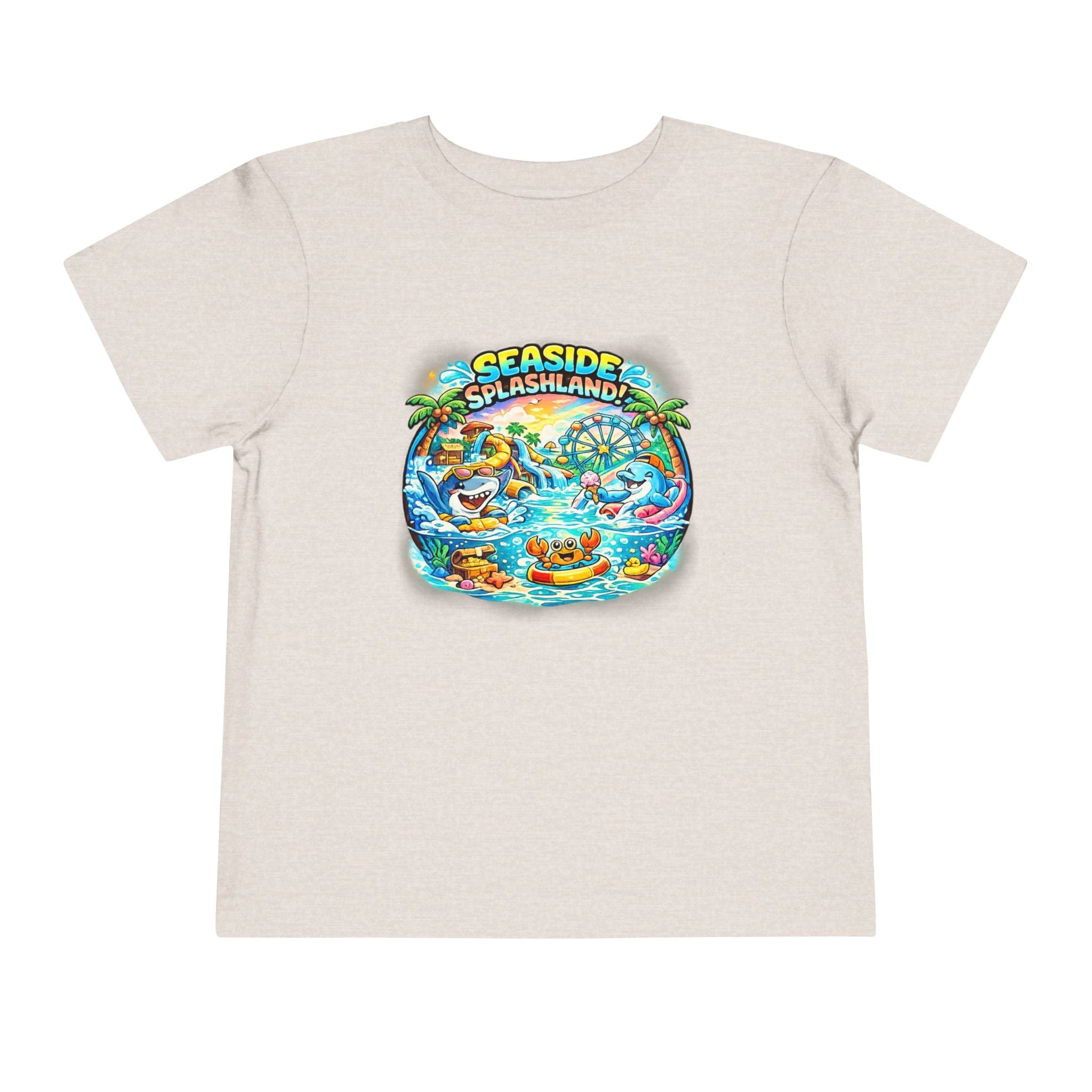 Seaside Splashland Toddler Tee — Cute Water Park Graphic Shirt