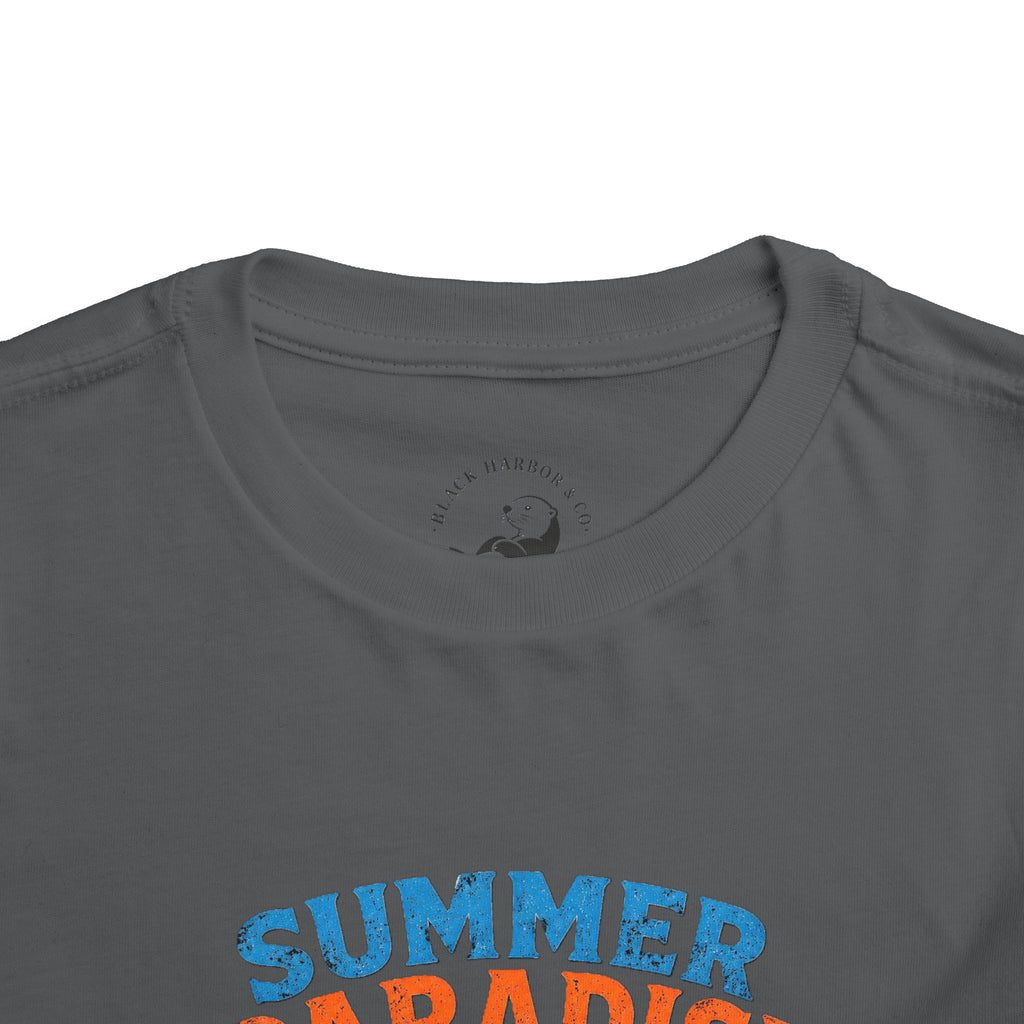 Toddler Tee — "Summer Paradise Amusement Crew" Beach Graphic