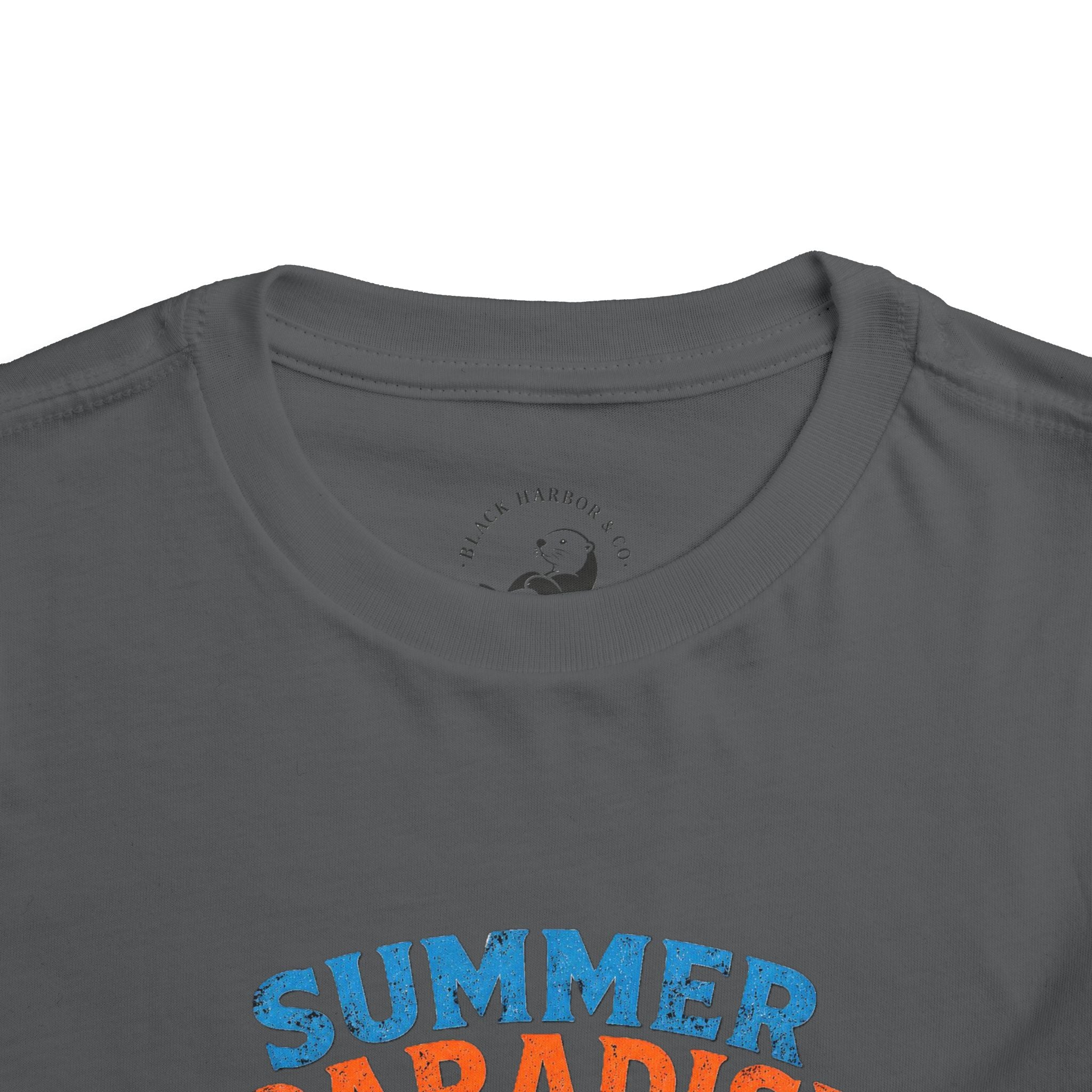 Toddler Tee — "Summer Paradise Amusement Crew" Beach Graphic
