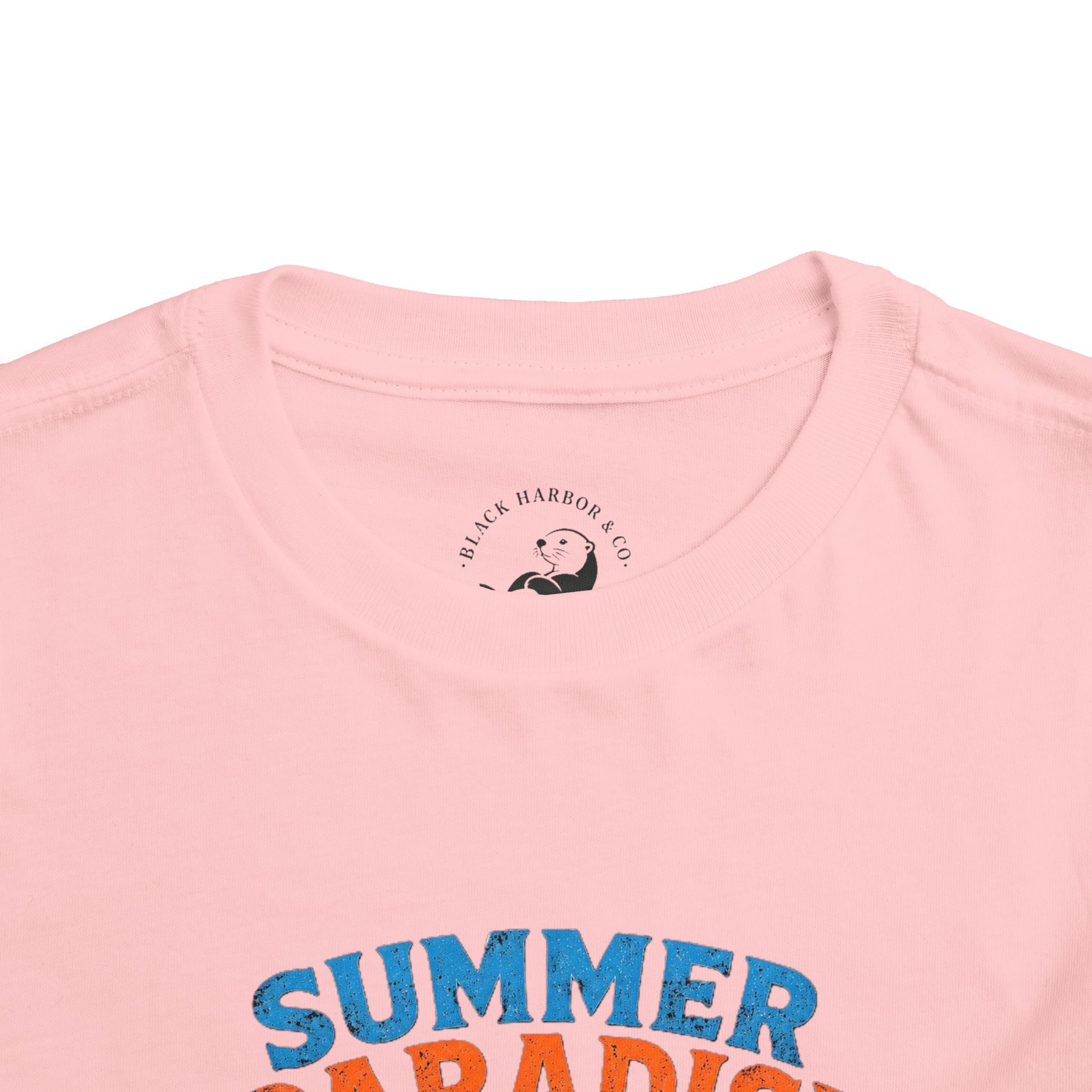 Toddler Tee — "Summer Paradise Amusement Crew" Beach Graphic