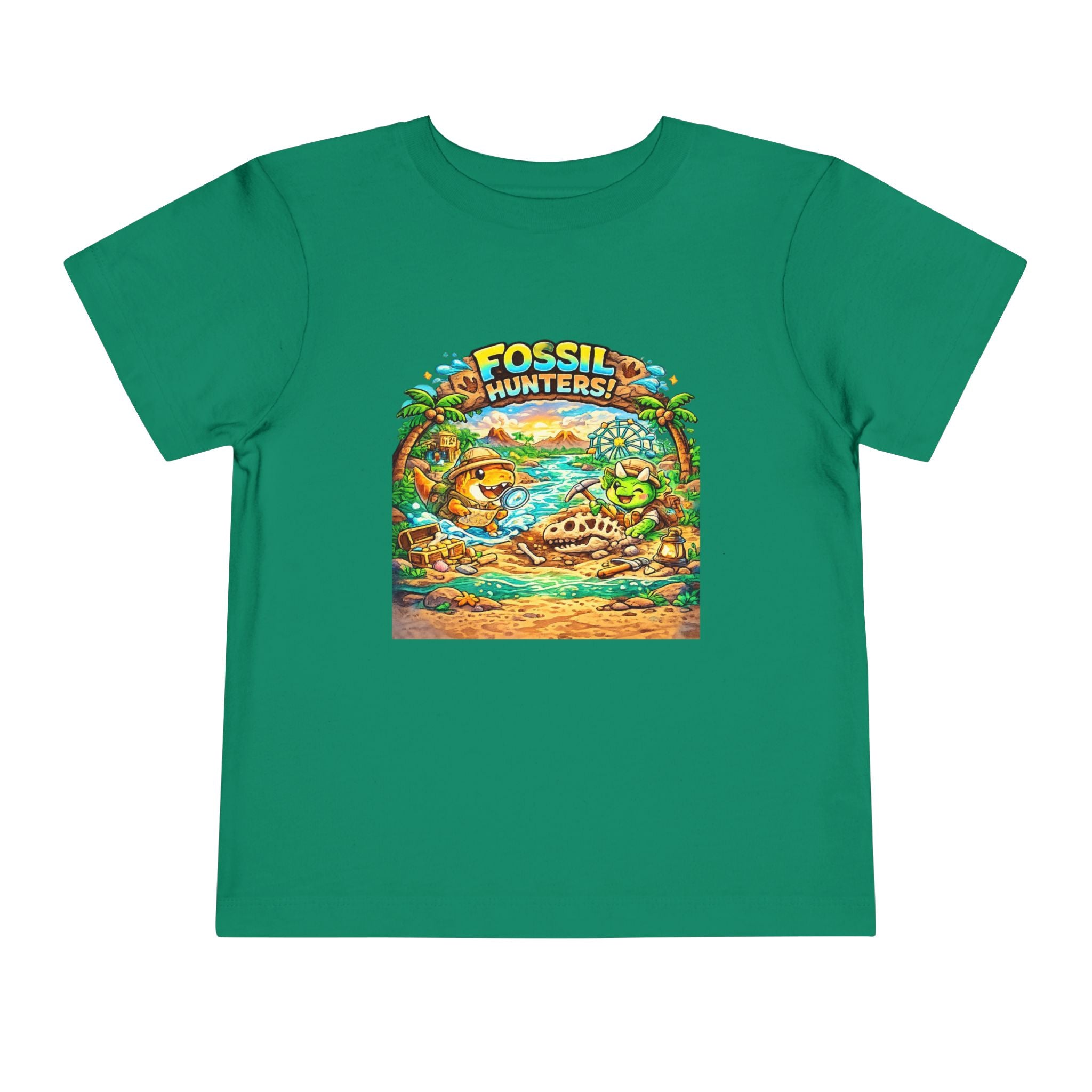 Toddler Tee — "Fossil Hunters" Dino Adventure Graphic