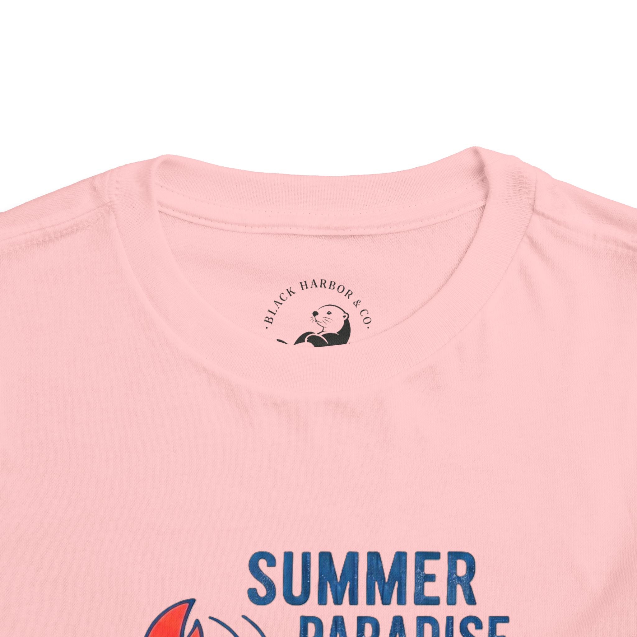 Summer Paradise Toddler Tee — Amusement Crew Whale & Lobster Graphic