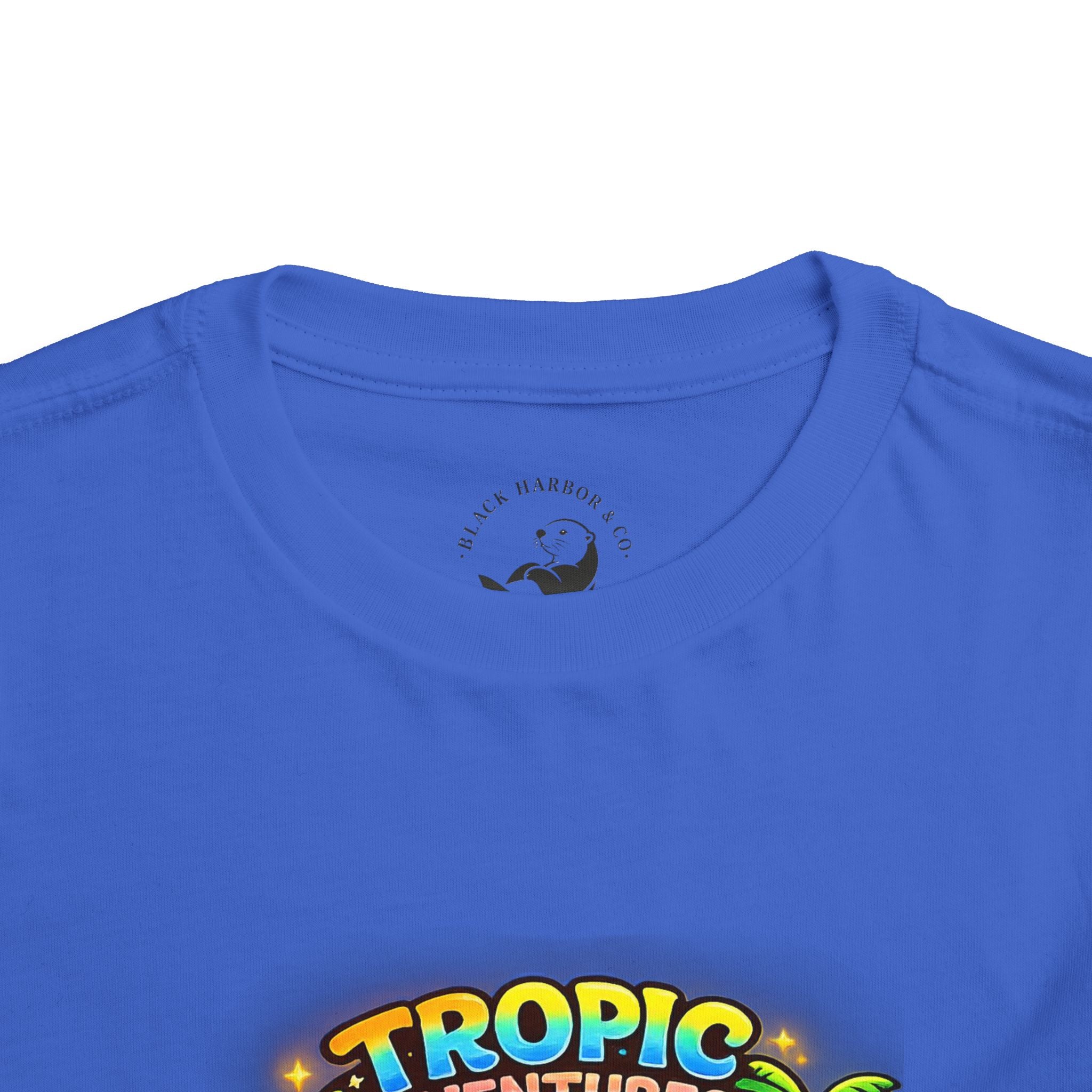 Toddler Tee — 'Tropic Adventures' Cute Beach Cartoon Shirt