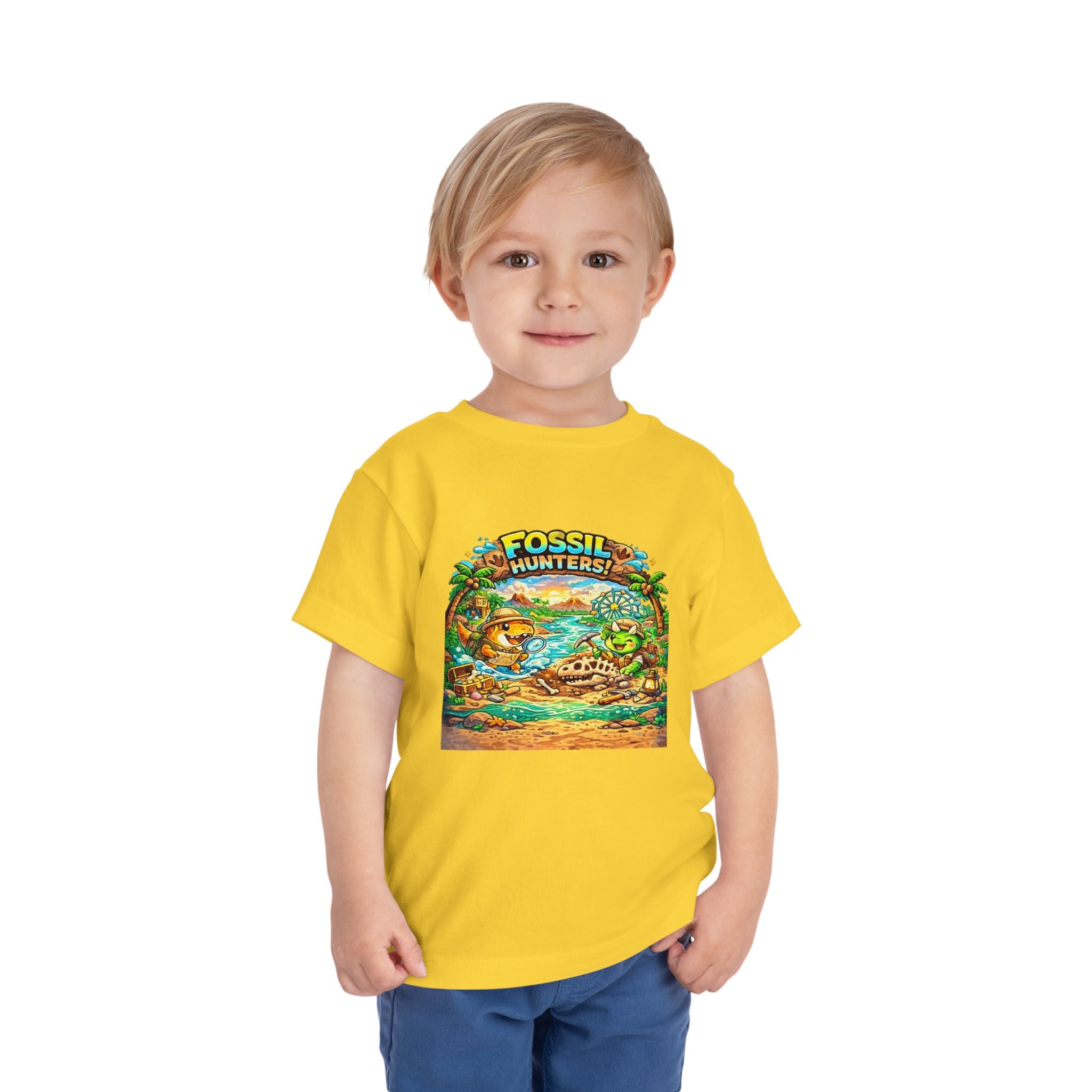 Toddler Tee — "Fossil Hunters" Dino Adventure Graphic