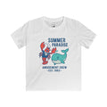 Kids Tee - "Summer Paradise" Amusement Crew Whale & Lobster Graphic