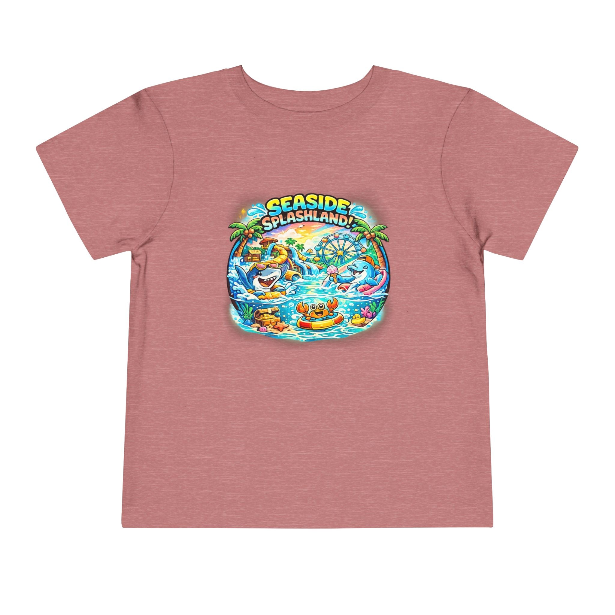 Seaside Splashland Toddler Tee — Cute Water Park Graphic Shirt